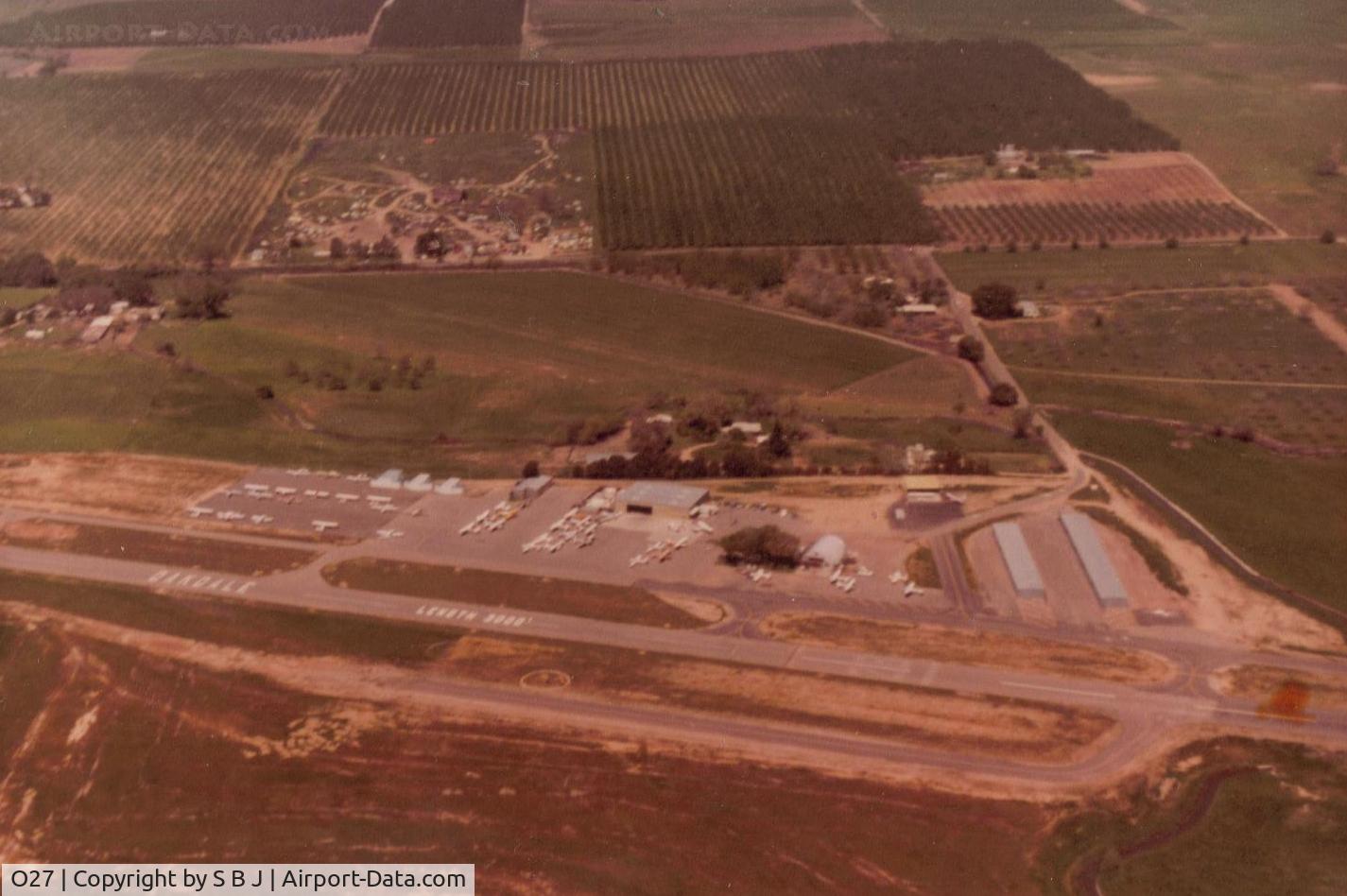 Oakdale Airport (O27) - Oakdale airport around 1995. View is northwest.