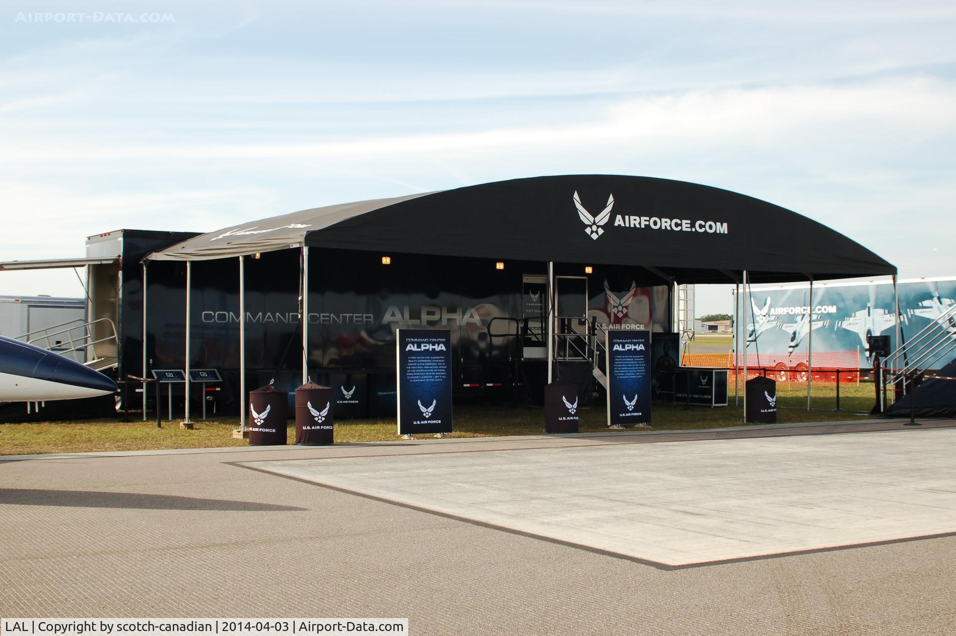 Lakeland Linder Regional Airport (LAL) - Command Center Alpha at 2014 Sun n Fun, Lakeland Linder Regional Airport, Lakeland, FL