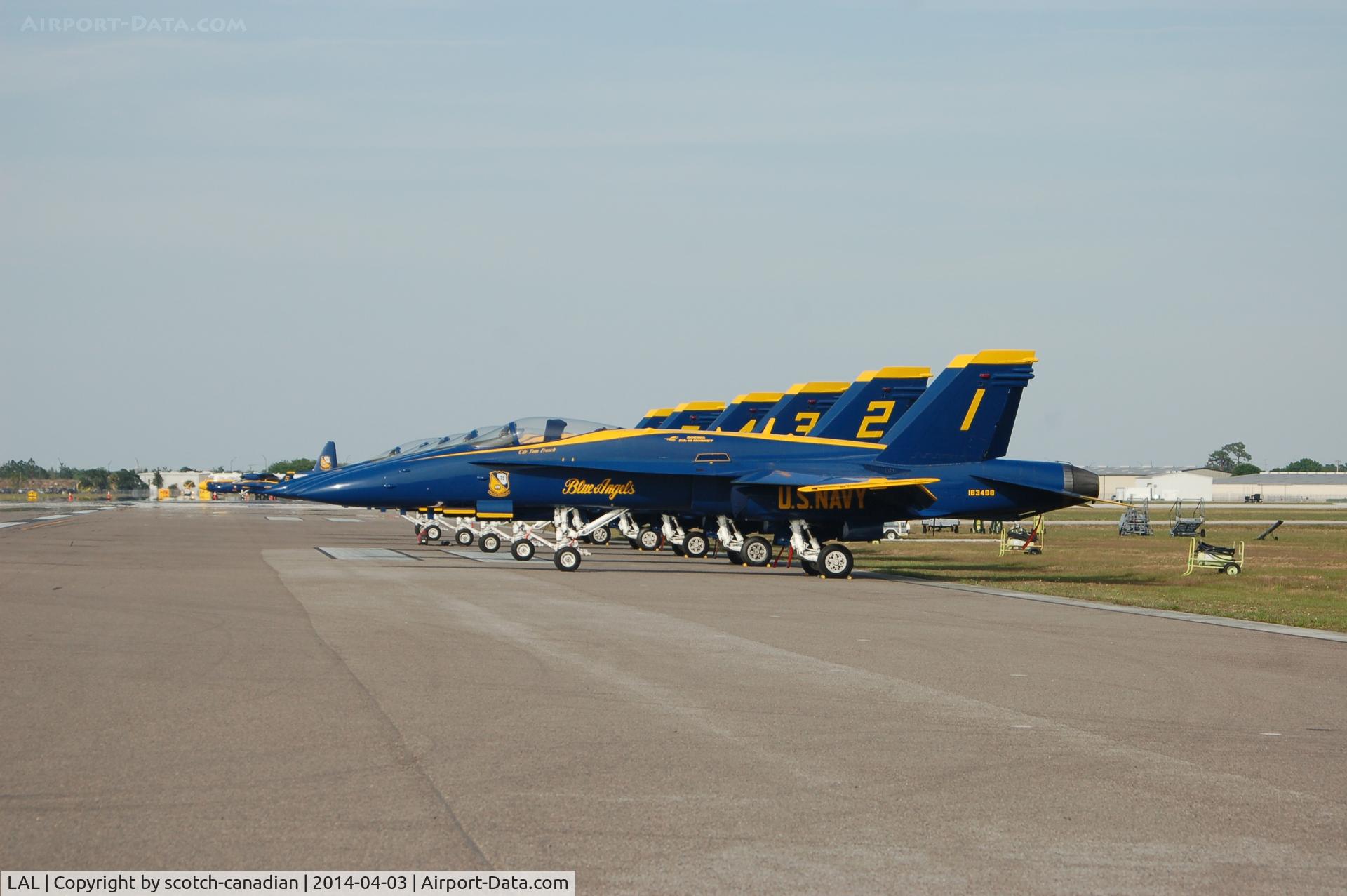 Lakeland Linder Regional Airport (LAL) - Blue Angles at 2014 Sun n Fun, Lakeland Linder Regional Airport, Lakeland, FL