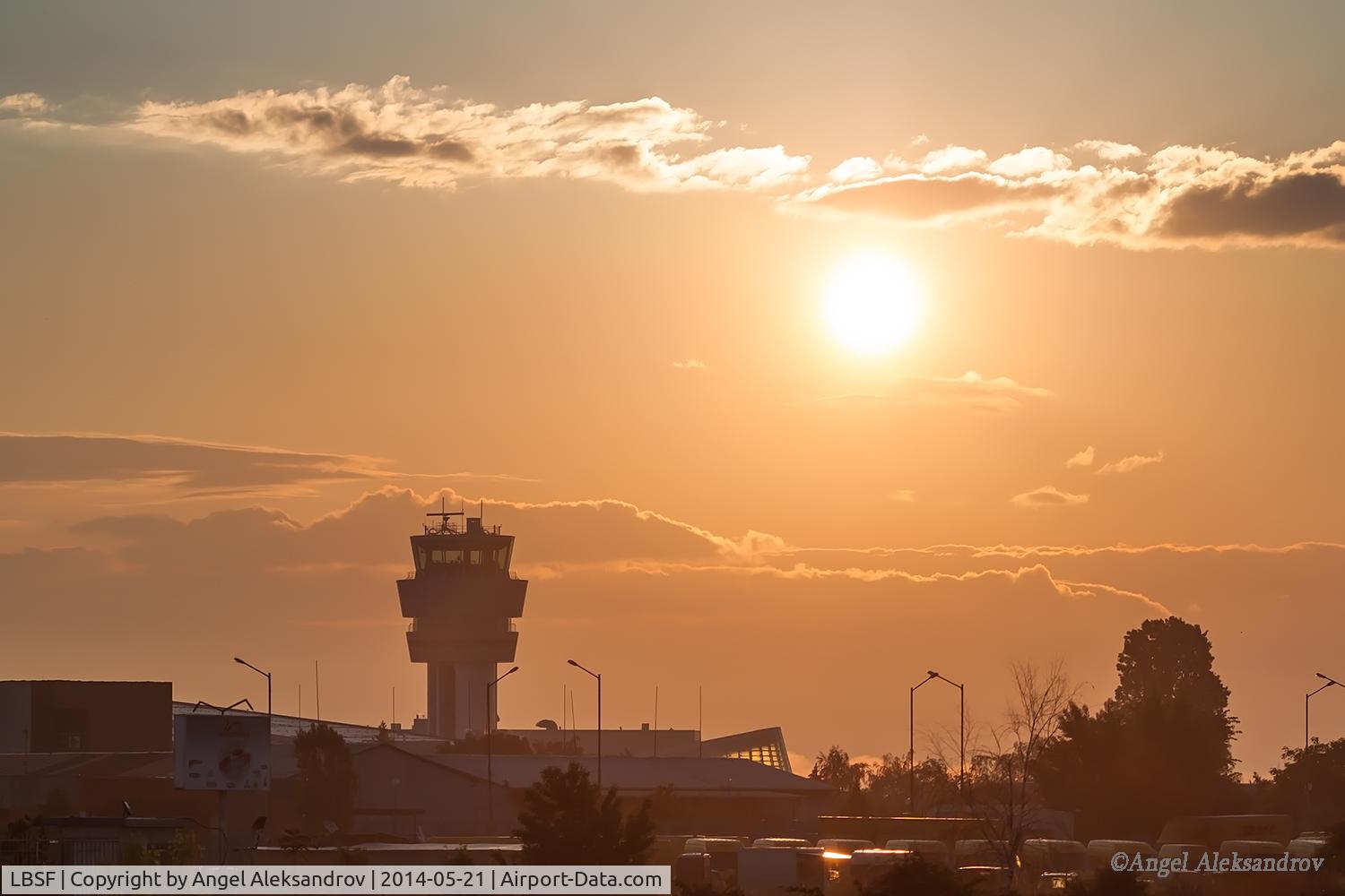 Sofia International Airport (Vrazhdebna), Sofia Bulgaria (LBSF) - ATSA Tower, near by Terminal 2 of Sofia Airport 