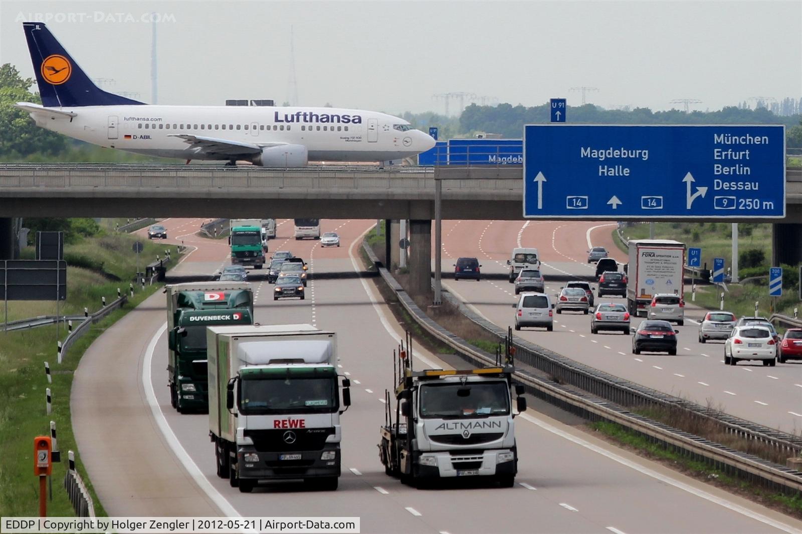 Leipzig/Halle Airport, Leipzig/Halle Germany (EDDP) - Outbound traffic on twy Whiskey 1....