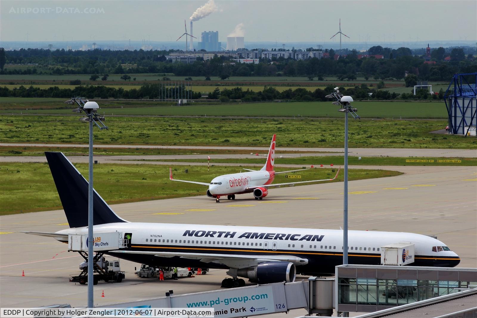 Leipzig/Halle Airport, Leipzig/Halle Germany (EDDP) - View over apron 1....