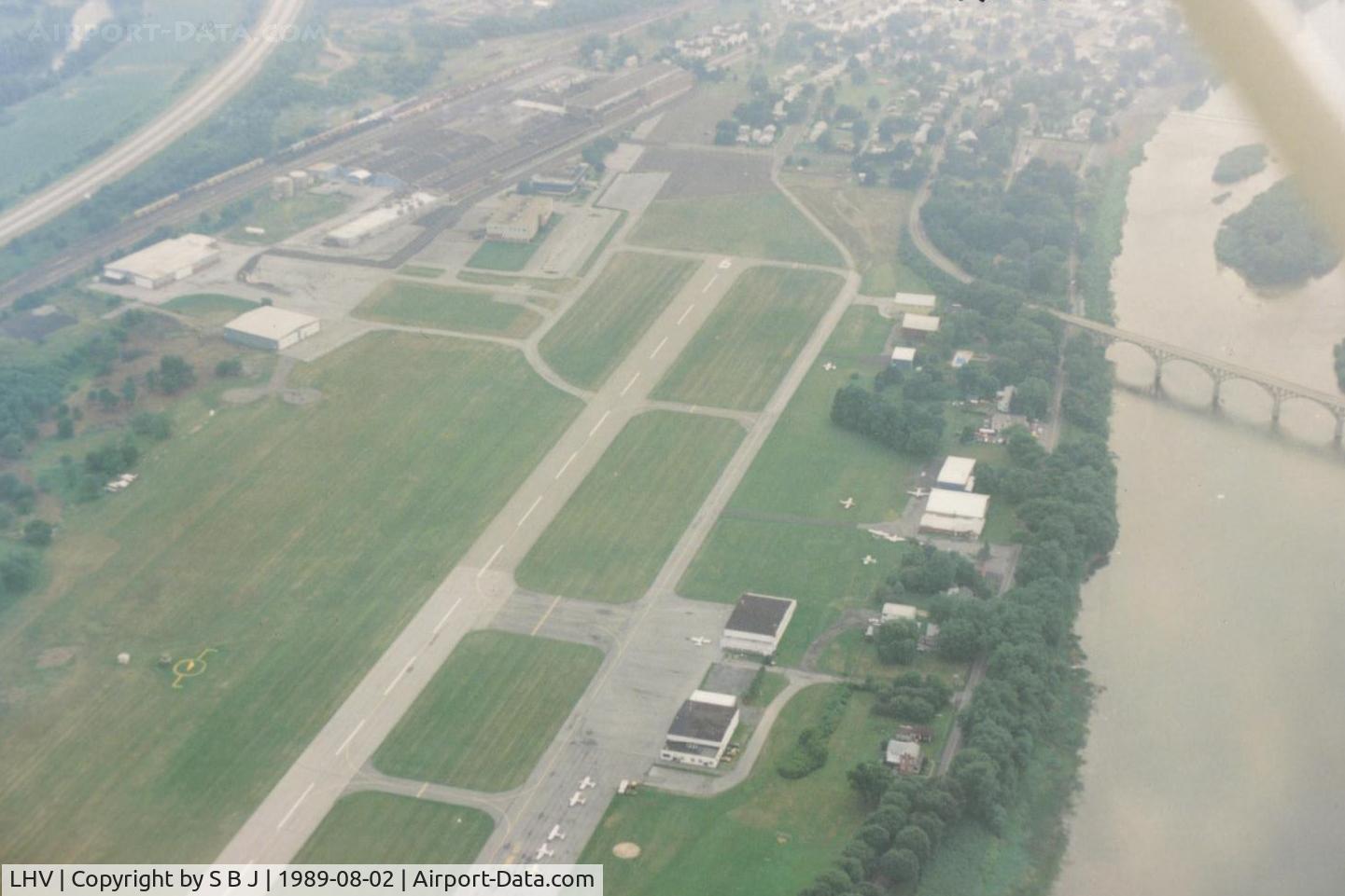 William T. Piper Memorial Airport (LHV) - Lock Haven in 1989.