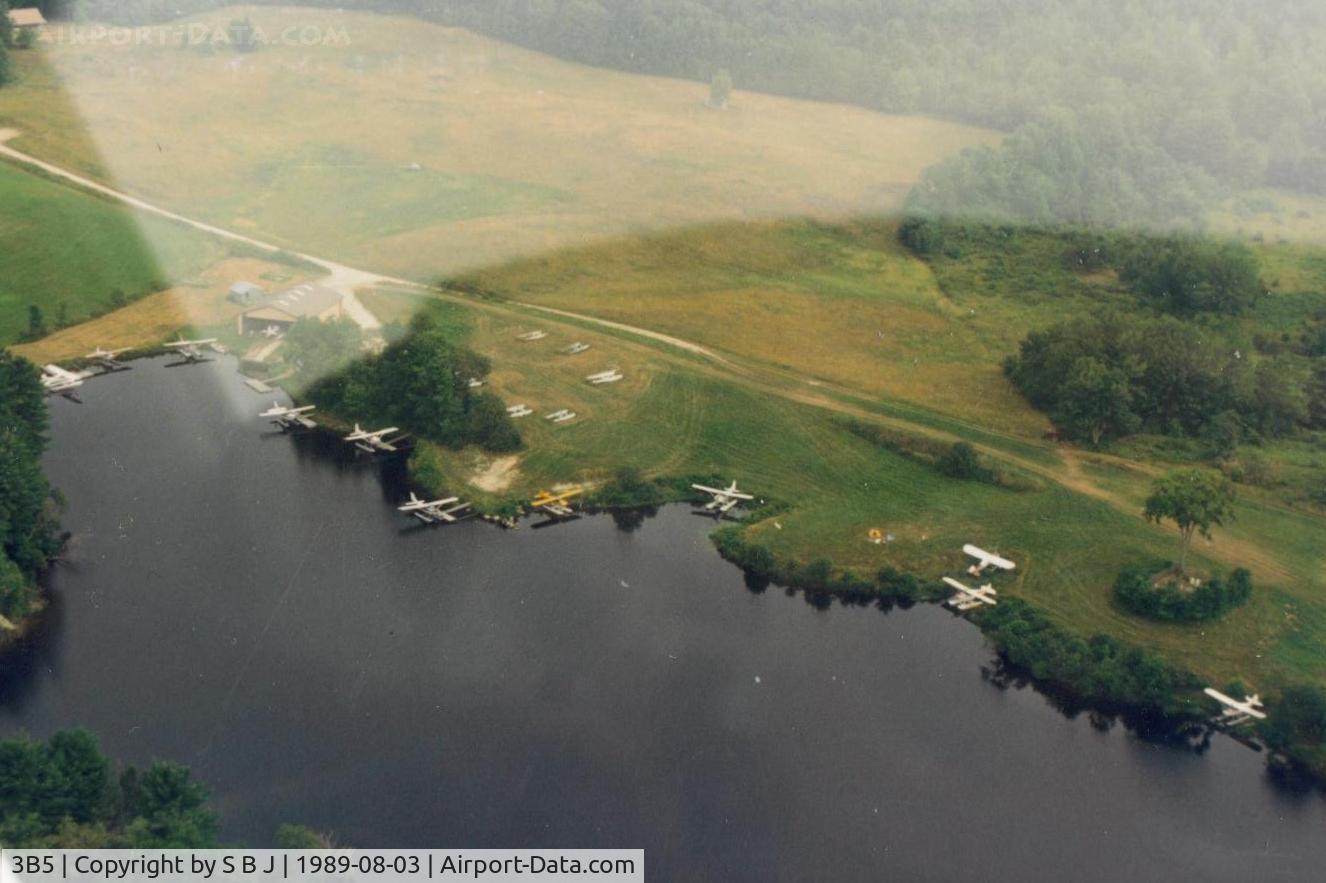 Twitchell Airport (3B5) - Twitchell seaplane base in Turner,Maine in 1989.