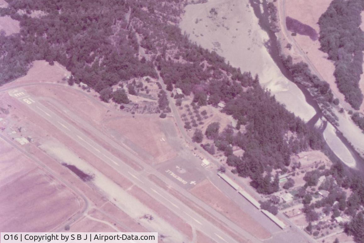 Garberville Airport (O16) - Garberville airport around 1988.