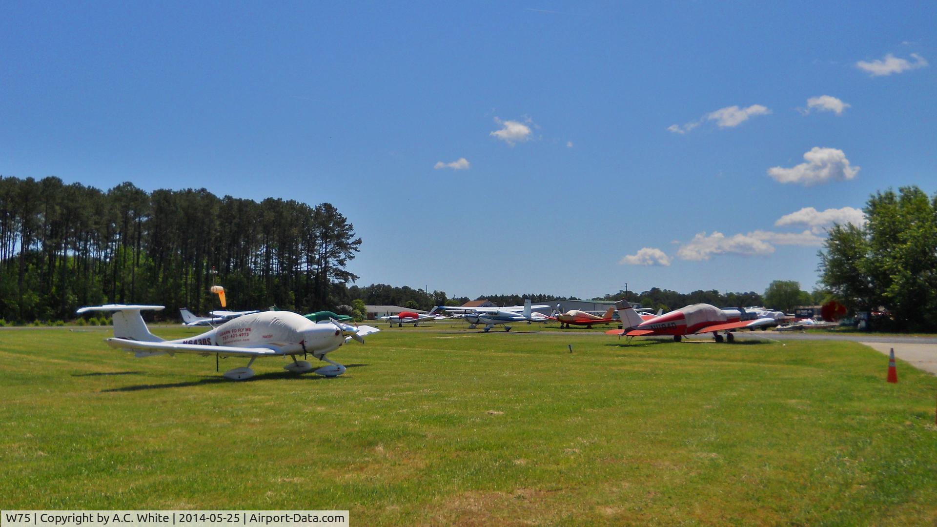 Hummel Field Airport (W75) - Busy place! Short runway! Great on field restaurant.