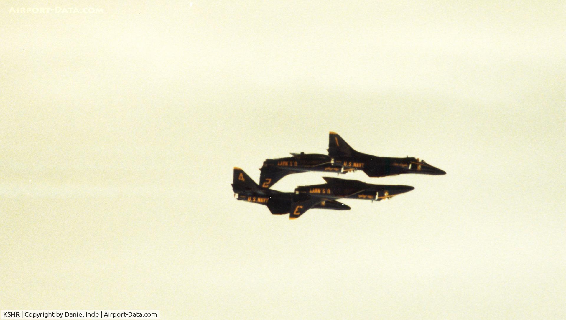 Sheridan County Airport (SHR) - Blue Angels at KSHR early 1980's