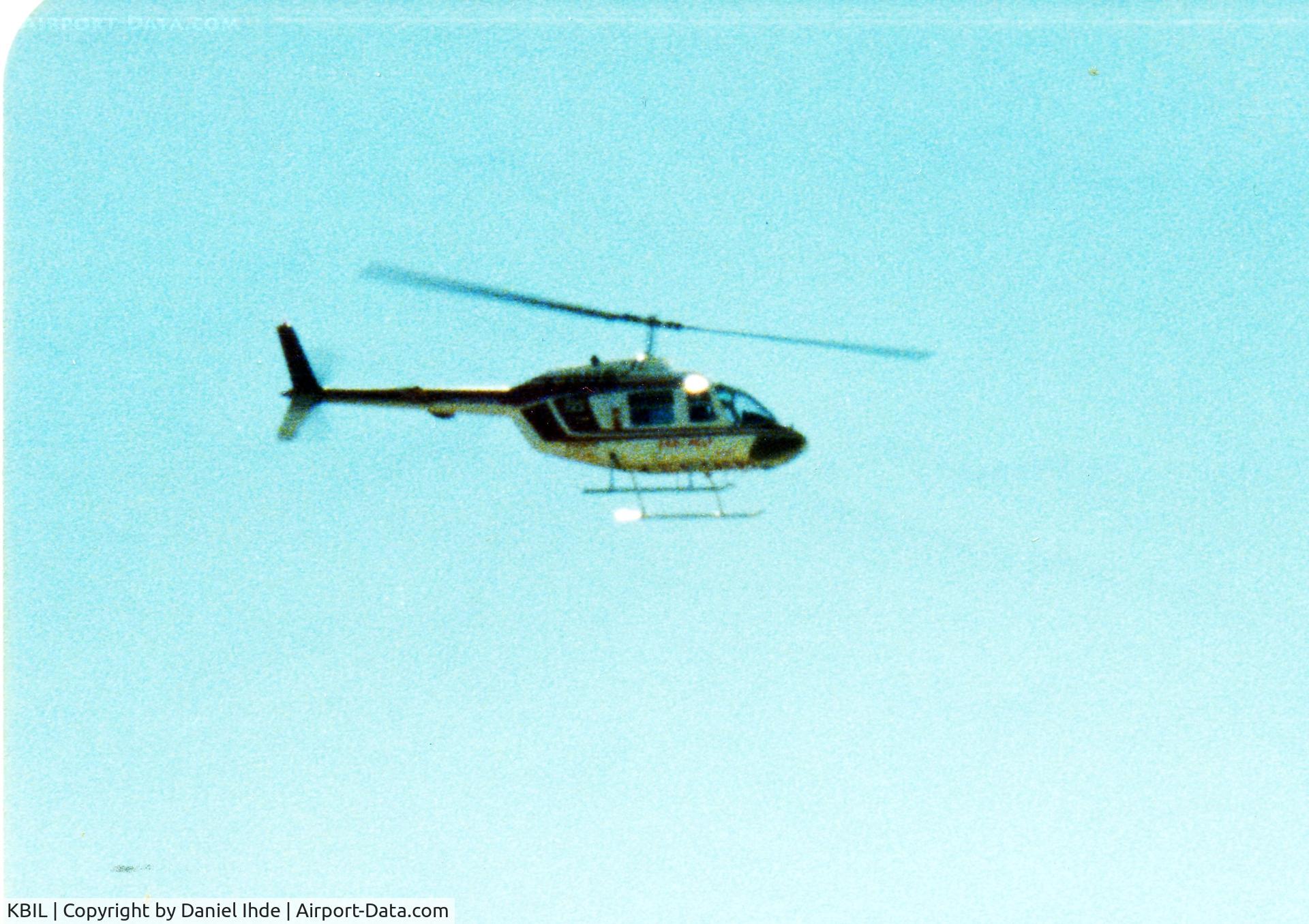 Billings Logan International Airport (BIL) - St. Vincent's Help Flight Bell Copter from the late 1970's/early 1980's.