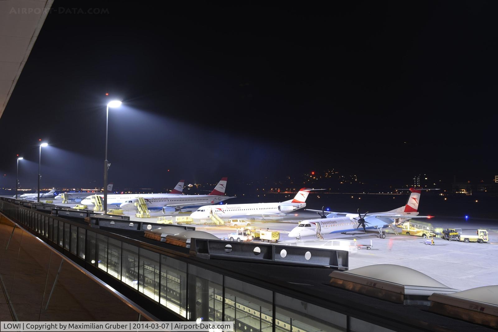 Innsbruck Airport, Innsbruck Austria (LOWI) - Austrian/Tyrolean evening