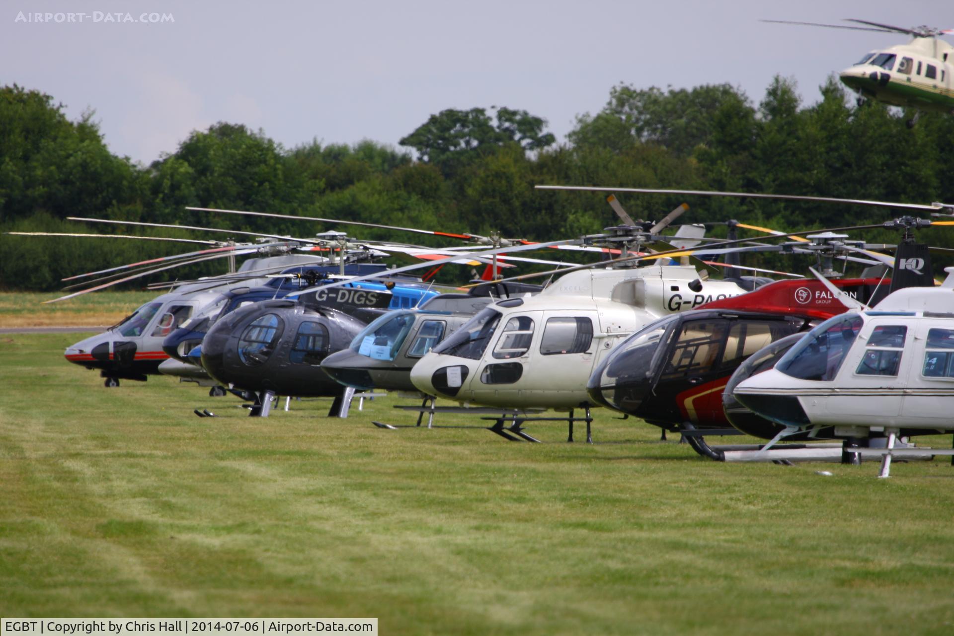 Turweston Aerodrome Airport, Turweston, England United Kingdom (EGBT) - British F1 Grand Prix day at Turweston