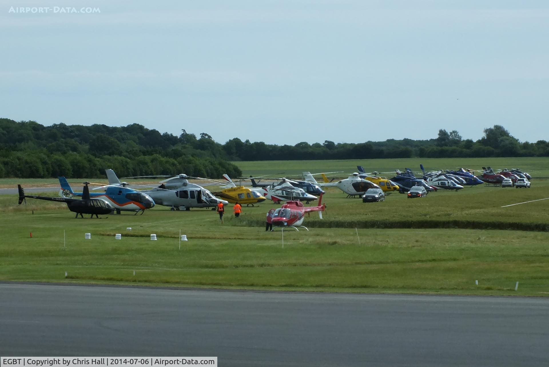 Turweston Aerodrome Airport, Turweston, England United Kingdom (EGBT) - British F1 Grand Prix day at Turweston