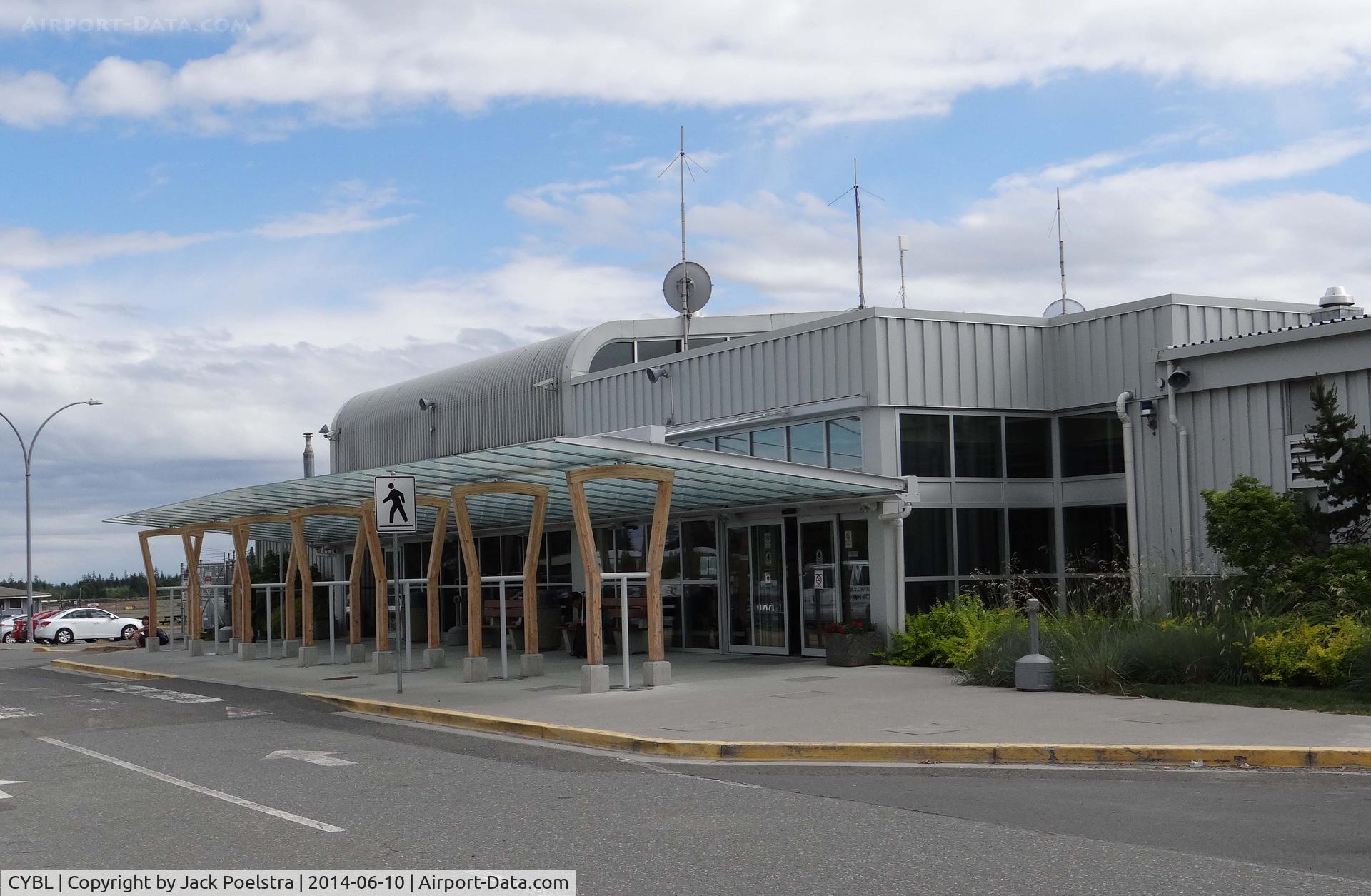 Campbell River Airport, Campbell River, British Columbia Canada (CYBL) - Terminal of Campbell River airport, Vancouver Island, BC.