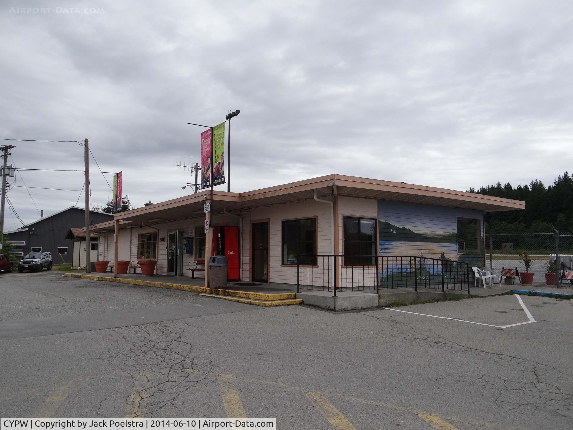 Powell River Airport, Powell River, British Columbia Canada (CYPW) - Terminal of Powell River BC