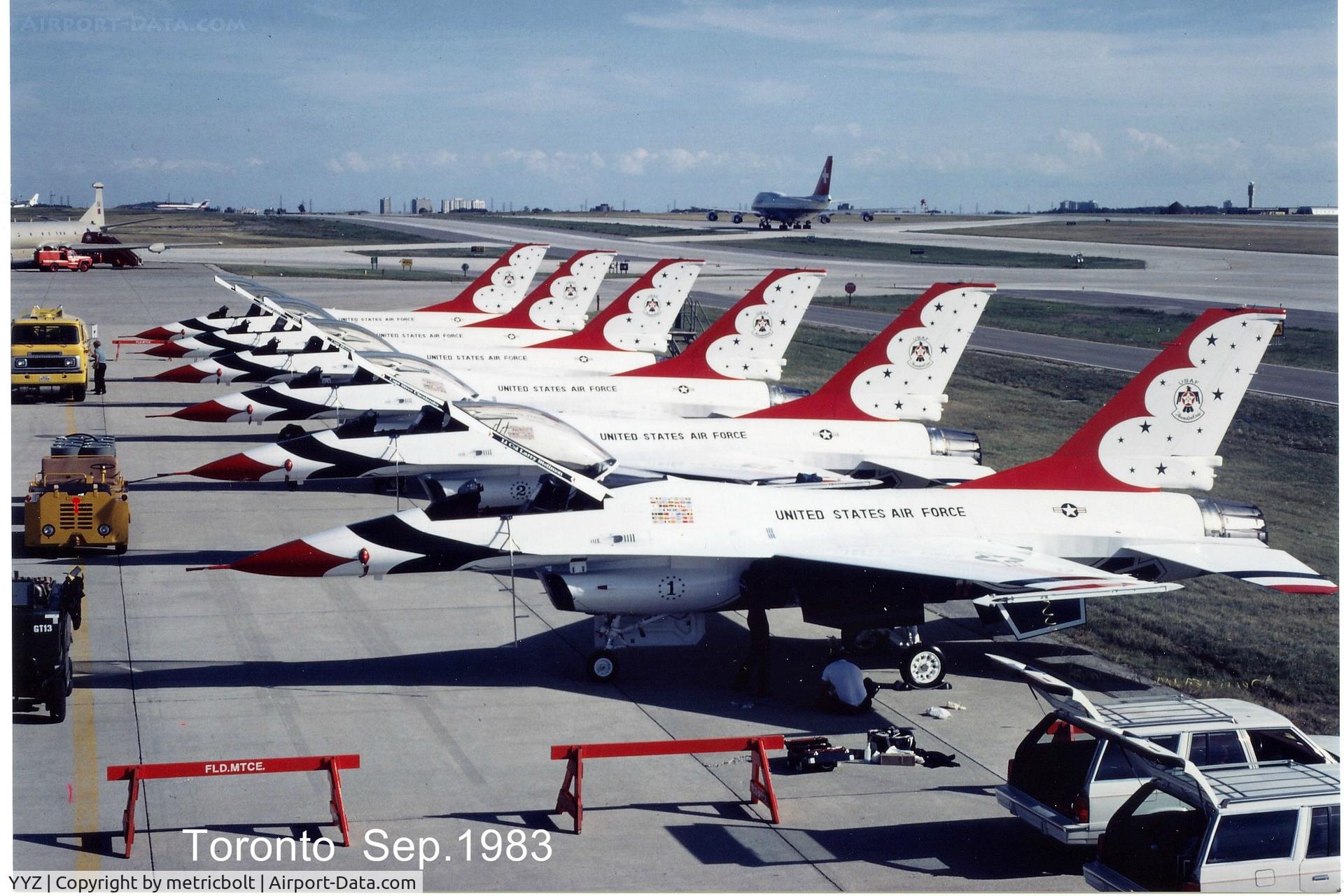 Toronto Pearson International Airport (Toronto/Lester B. Pearson International Airport, Pearson Airport), Toronto, Ontario Canada (YYZ) - in Toronto for the 1983 CNE airshow