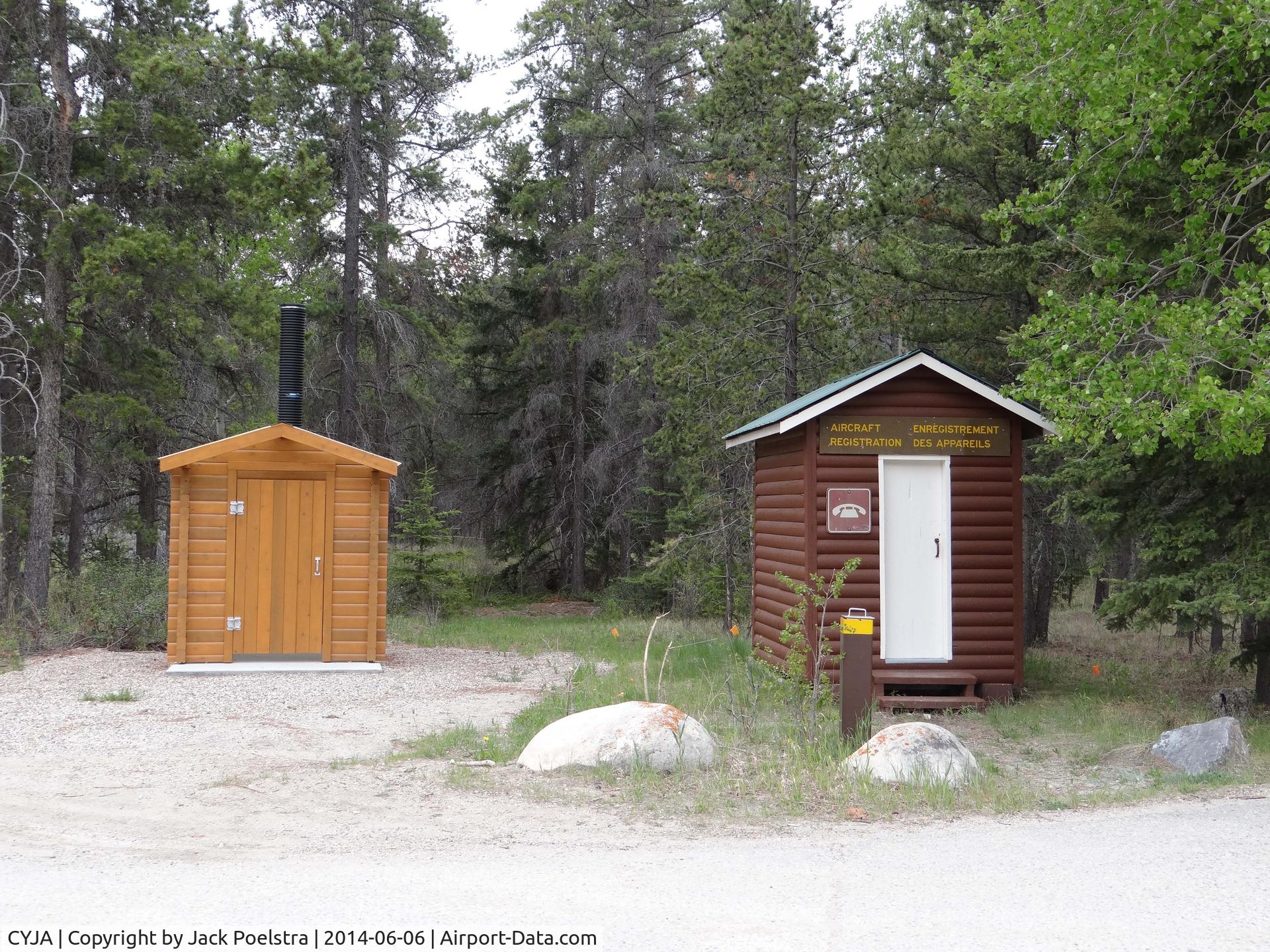 Jasper Airport, Jasper, Alberta Canada (CYJA) - all the buildings at Jasper airport