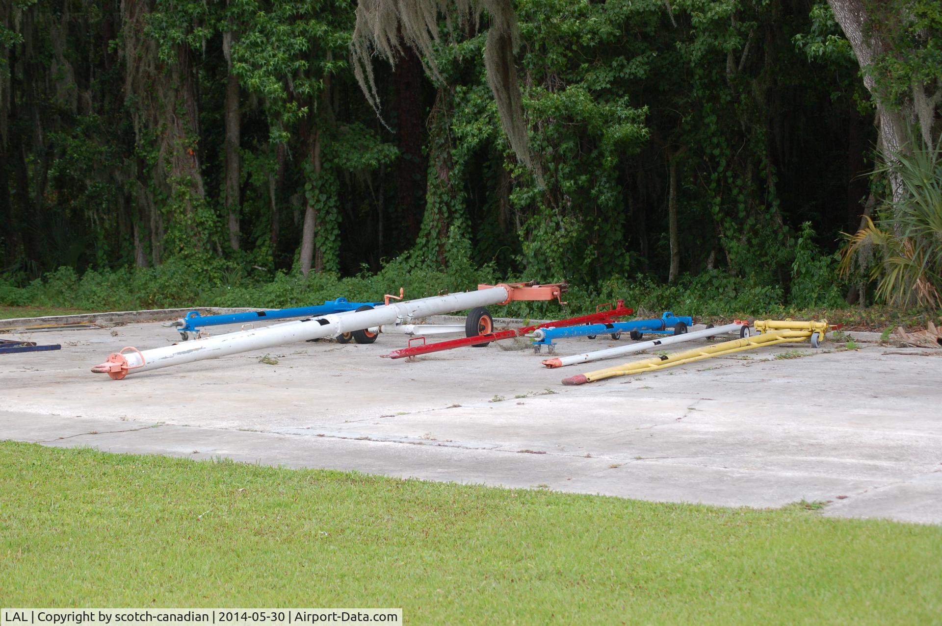Lakeland Linder Regional Airport (LAL) - Aircraft Tow Bars at Lakeland Linder Regional Airport, Lakeland, FL 