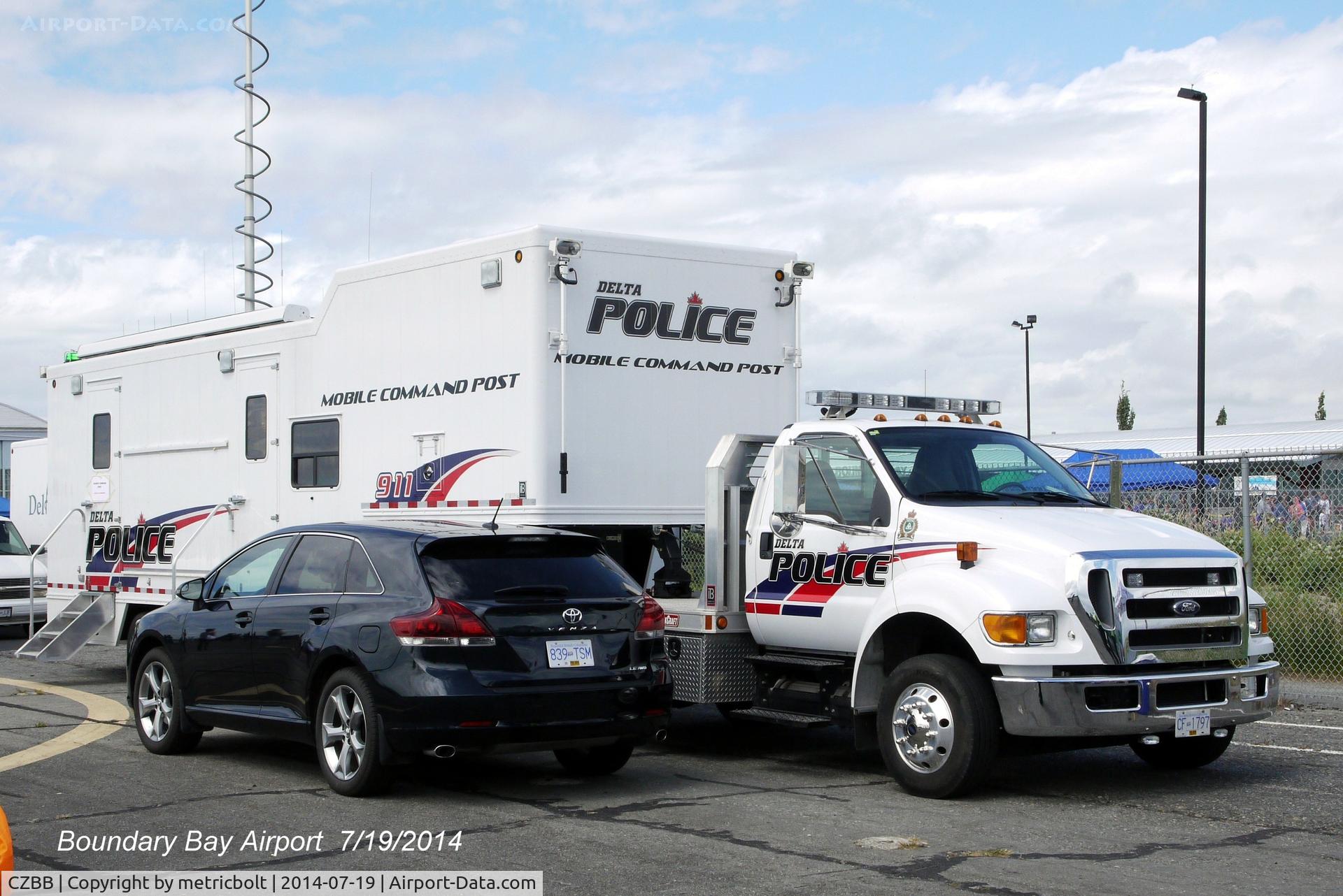 Boundry Bay Airport, Boundry Bay Canada (CZBB) - Police presence at the Boundary Bay Airshow 2014