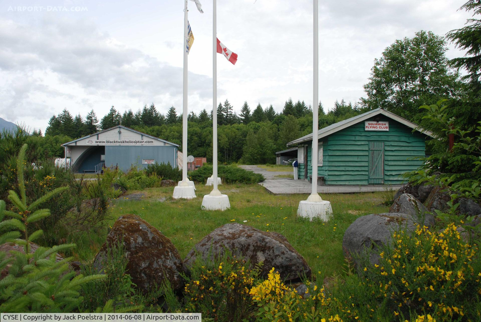 Squamish Airport, Squamish, British Columbia Canada (CYSE) - Building of Squamish Flying Club