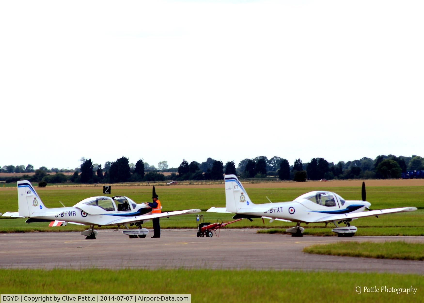 RAF Cranwell Airport, Cranwell, England United Kingdom (EGYD) - Apron line-up at RAF Cranwell EGYD