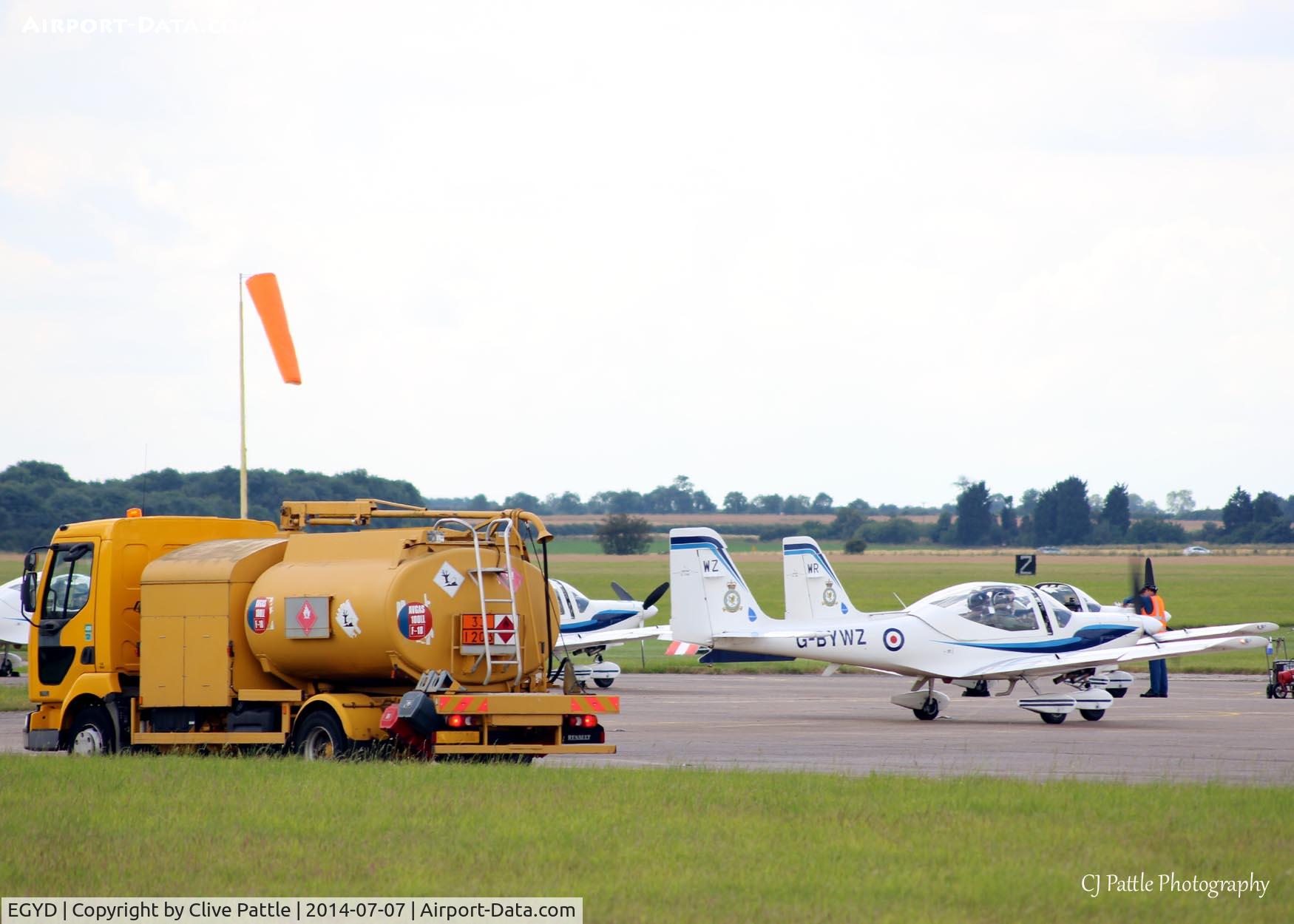 RAF Cranwell Airport, Cranwell, England United Kingdom (EGYD) - Apron scene at RAF Cranwell EGYD