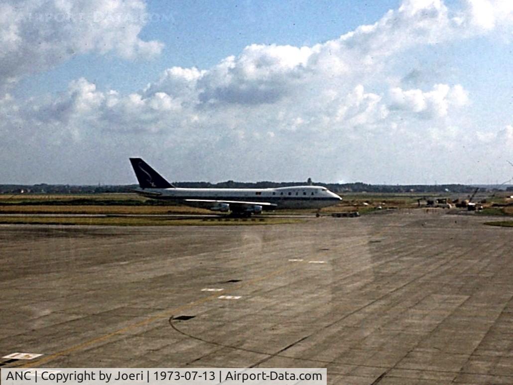 Ted Stevens Anchorage International Airport (ANC) - General view from passengers terminal 1973
Sabena B747 on tarmac