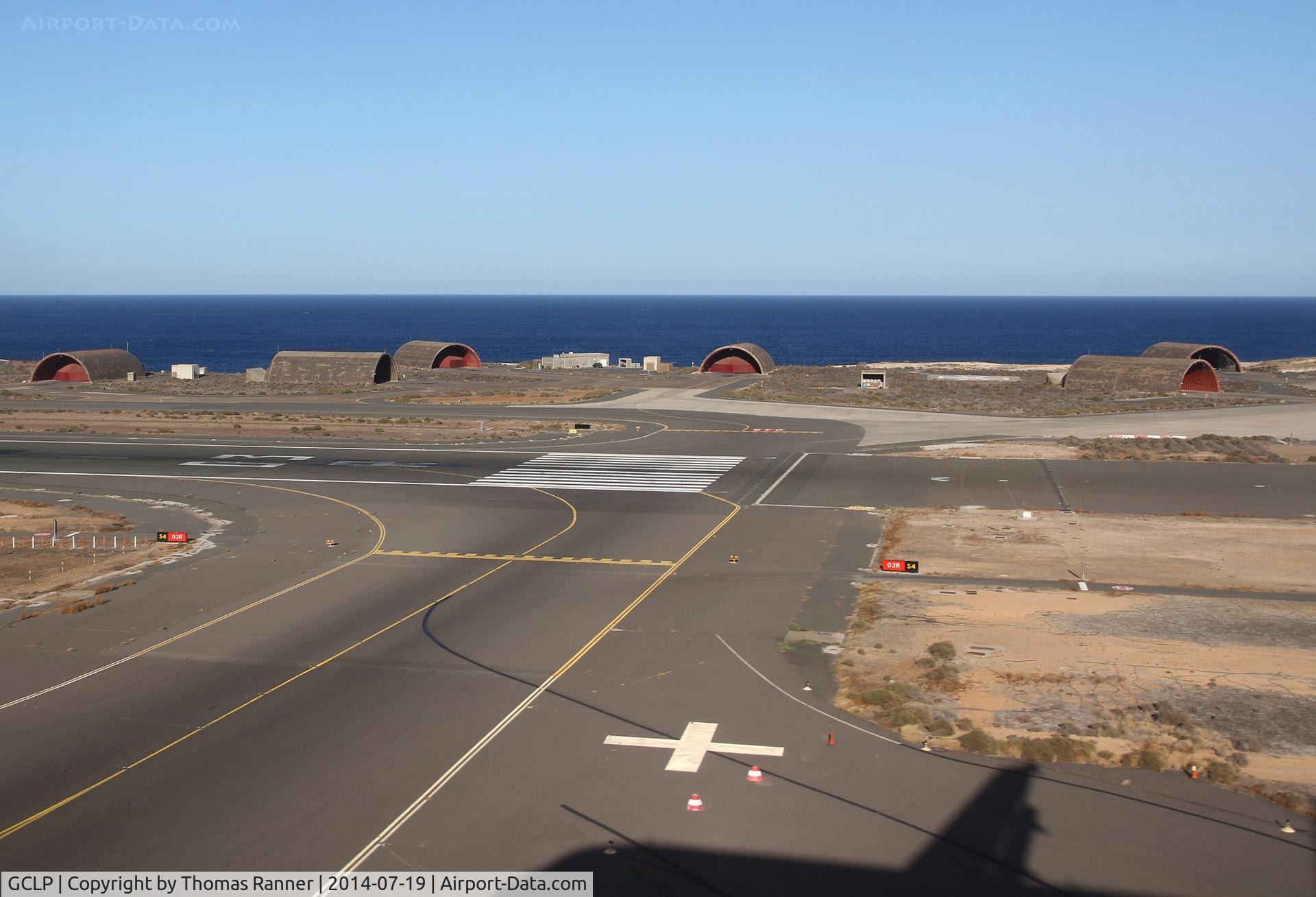 Gran Canaria International Airport, Gran Canaria Spain (GCLP) - Some F/A18 Hangars
