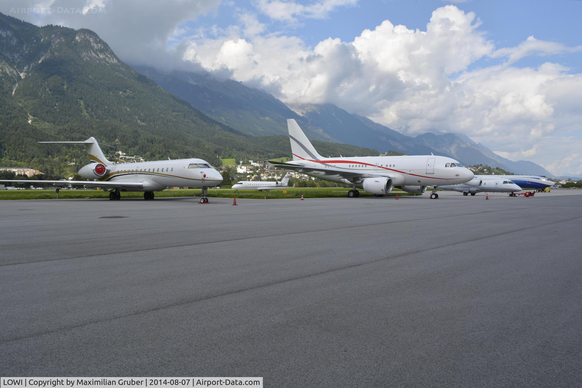 Innsbruck Airport, Innsbruck Austria (LOWI) - Business-Jets everywhere