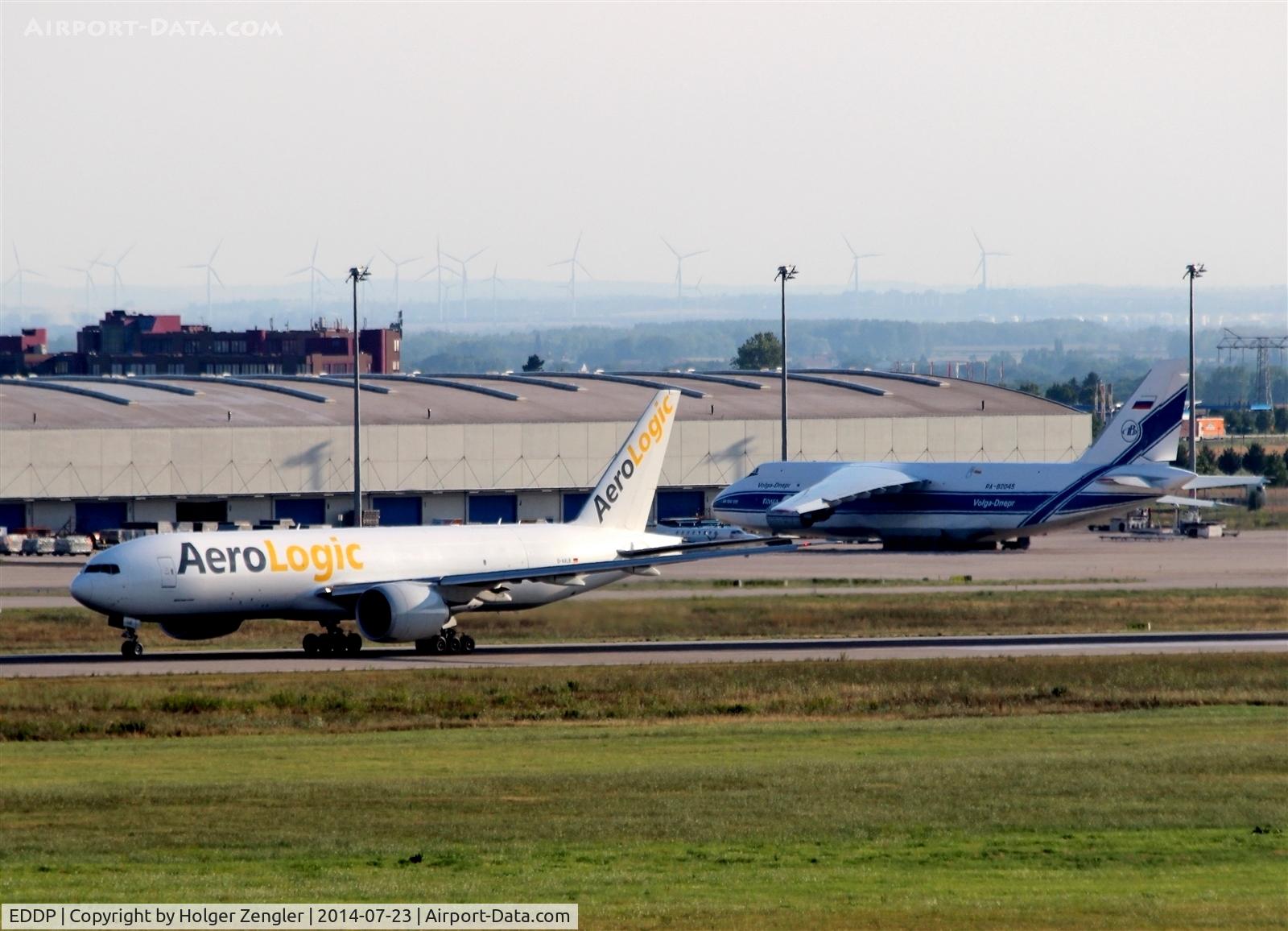 Leipzig/Halle Airport, Leipzig/Halle Germany (EDDP) - View to twy Sierra and to apron 2....