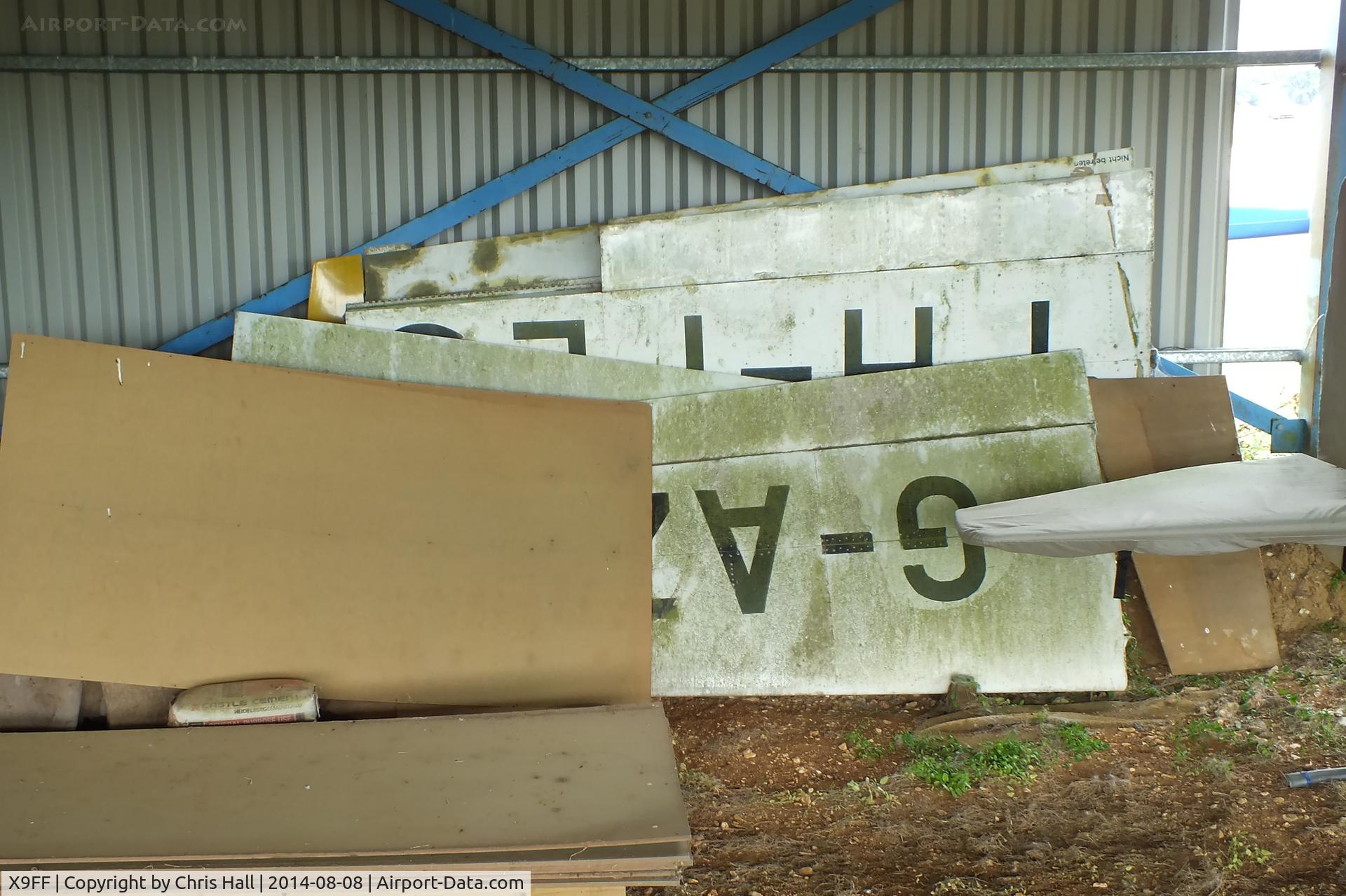 X9FF Airport - collection of wings at Farley Farm Strip