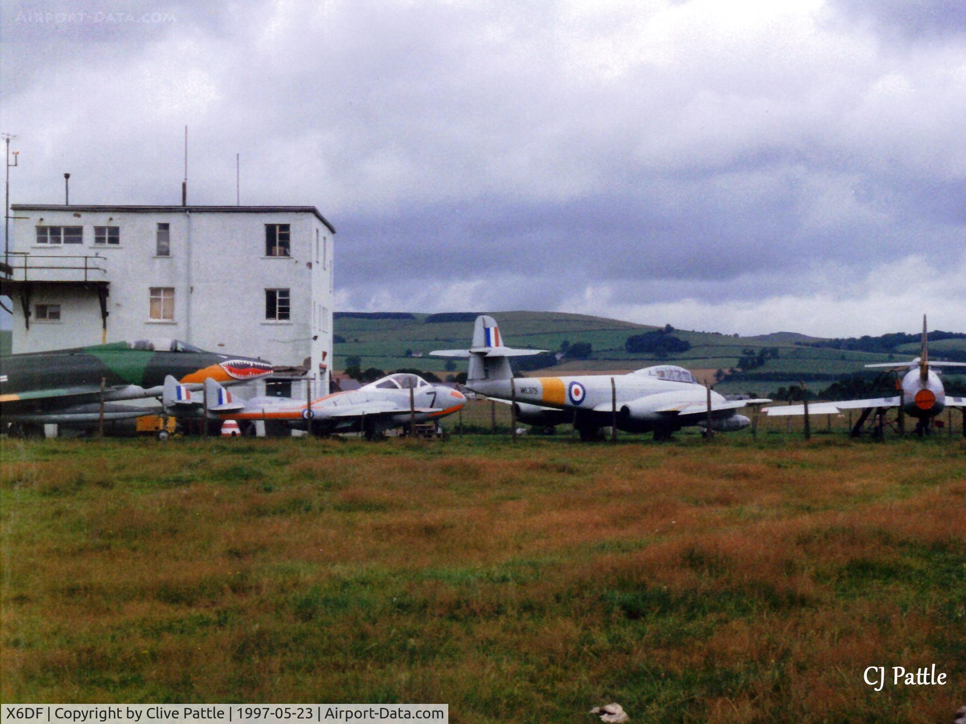 X6DF Airport - Scanned from print. Dumfries & Galloway Air Museum exterior, May 1997.