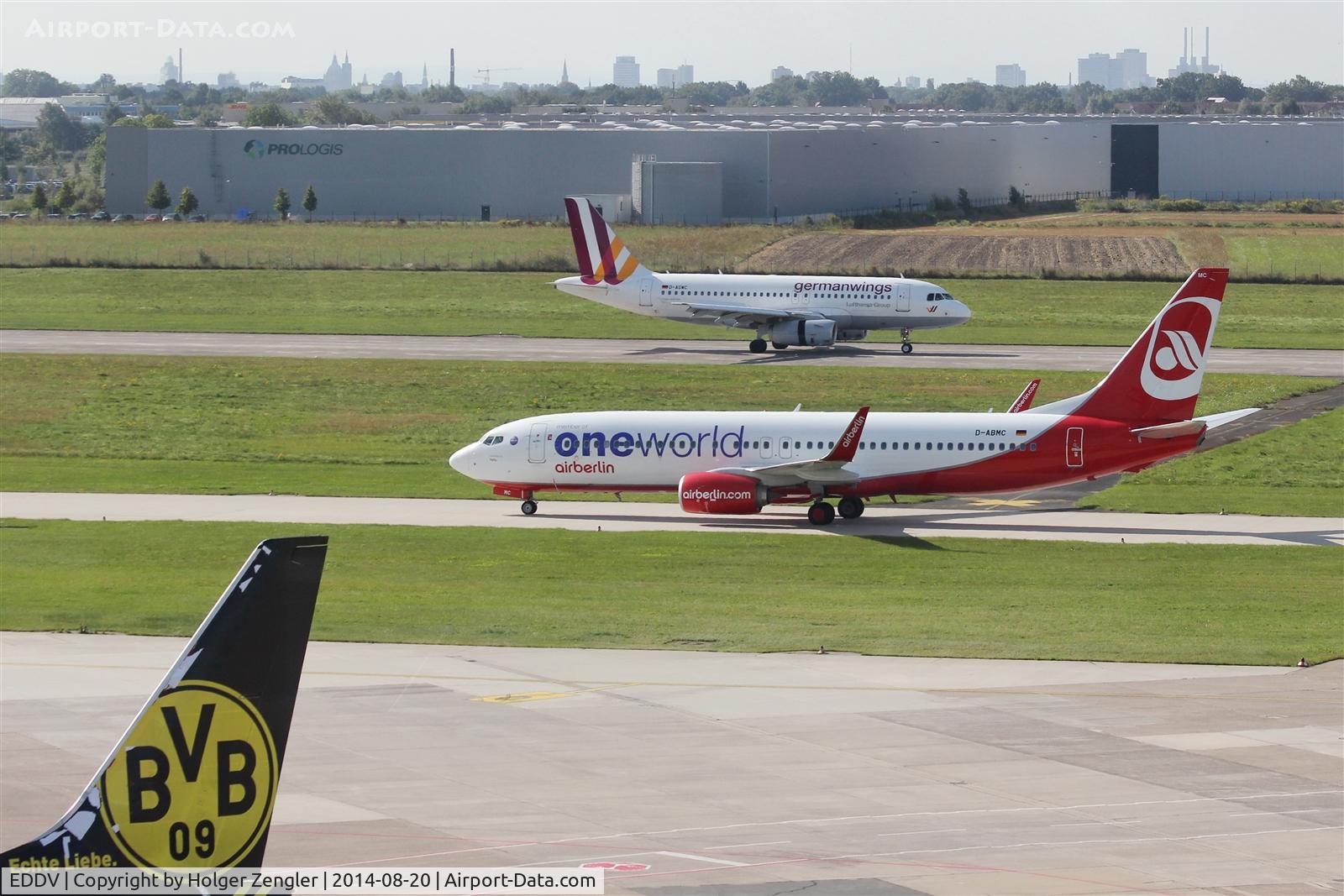 Hanover/Langenhagen International Airport, Hanover Germany (EDDV) - Standing - taxiing - rolling out.....