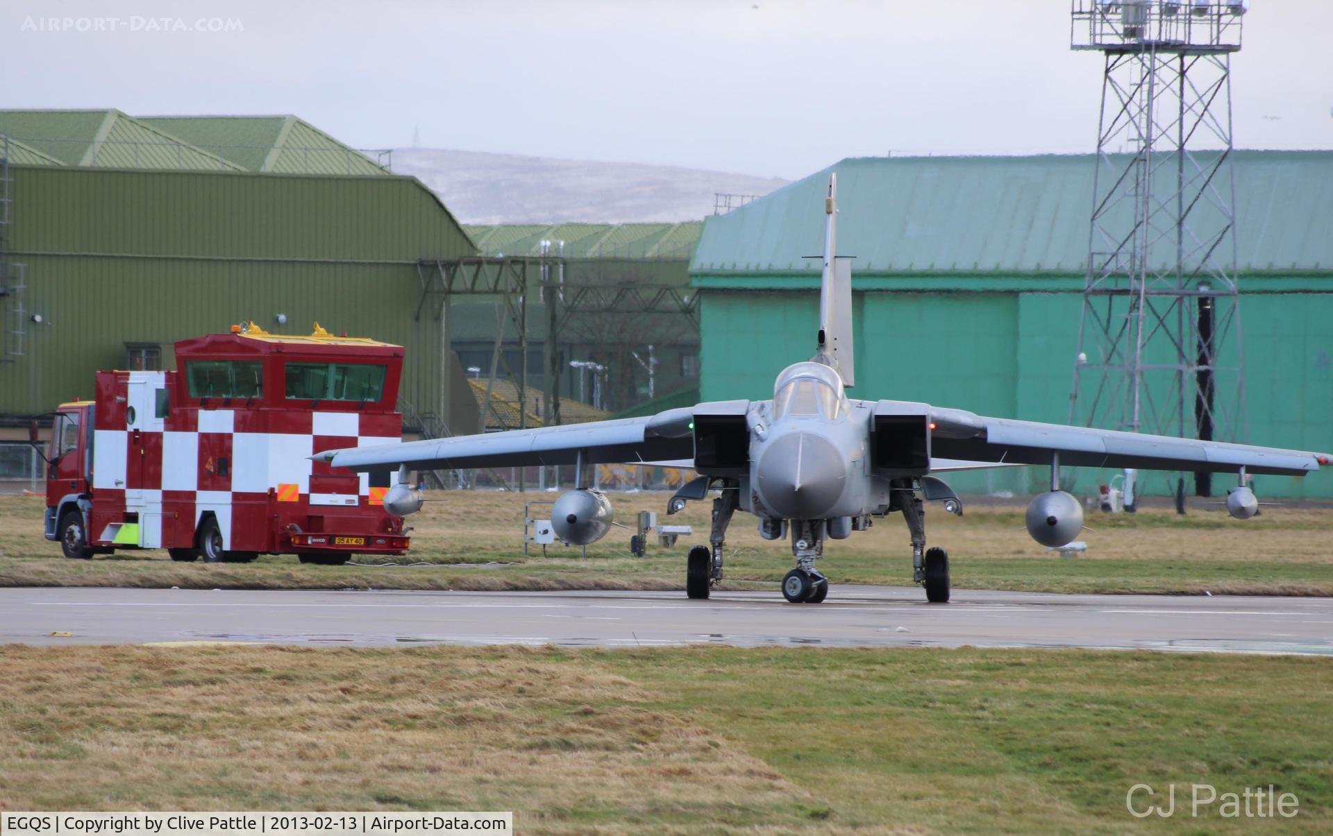 RAF Lossiemouth Airport, Lossiemouth, Scotland United Kingdom (EGQS) - Threshold operations at RAF Lossiemouth EGQS