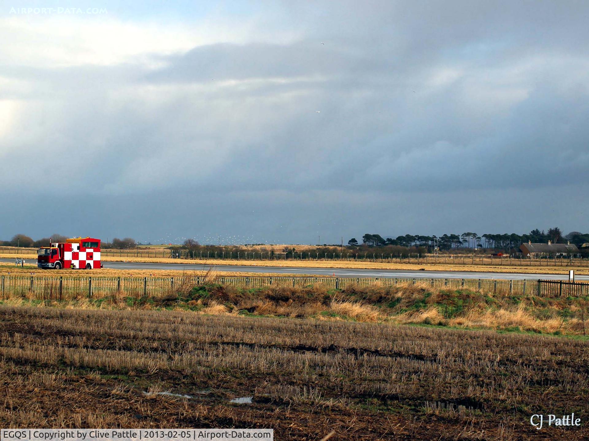 RAF Lossiemouth Airport, Lossiemouth, Scotland United Kingdom (EGQS) - Rwy 05 threshold - at RAF Lossiemouth EGQS