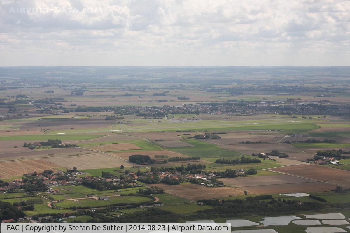 Calais Airport, Dunkerque Airport France (LFAC) - Looking South.