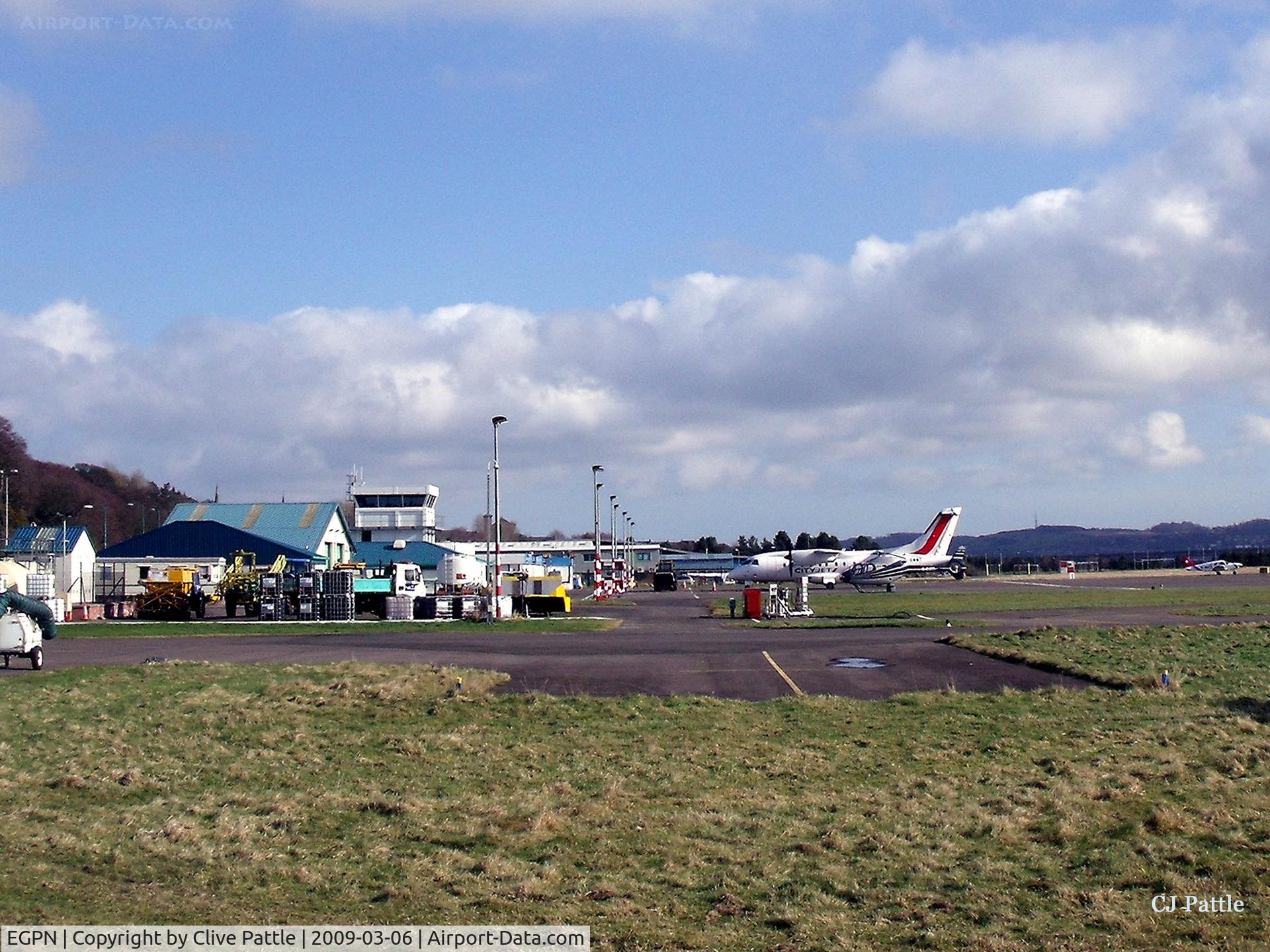 Dundee Airport, Dundee, Scotland United Kingdom (EGPN) - Apron shot showing G-BWWT in Cityjet colour scheme at Dundee Riverside. Keen-eyed viewers may see Colibri G-EIZO