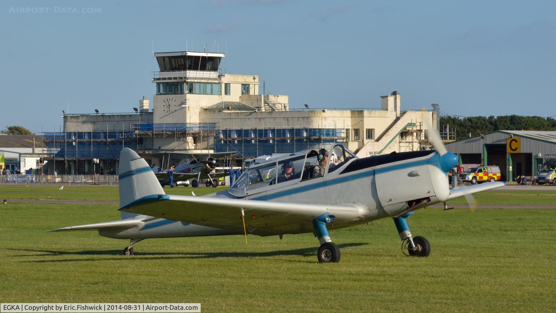 Shoreham Airport, Shoreham United Kingdom (EGKA) - 3. G-AMUF in the parking area at the superb 25th Anniversary RAFA Shoreham Airshow.