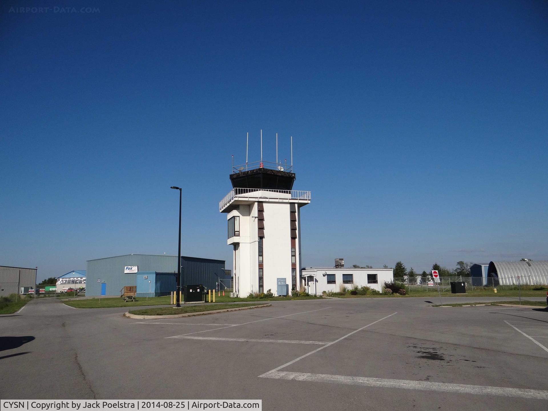 St. Catharines/Niagara District Airport, St. Catharines, Ontario Canada (CYSN) - Control tower of Niagara distr. airport