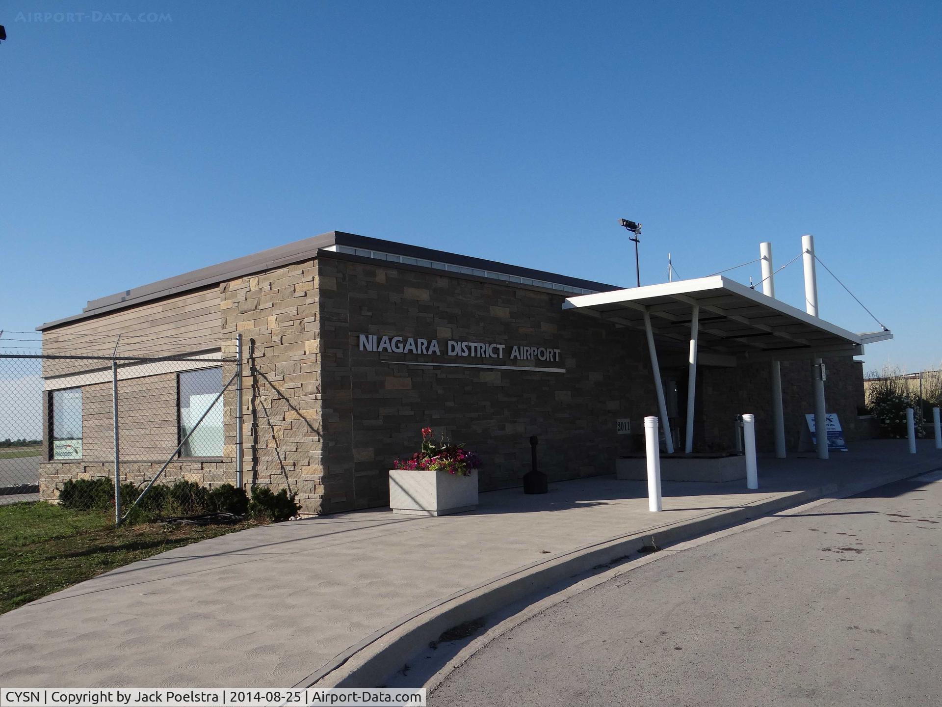 St. Catharines/Niagara District Airport, St. Catharines, Ontario Canada (CYSN) - passenger terminal of Niagara distr. airport