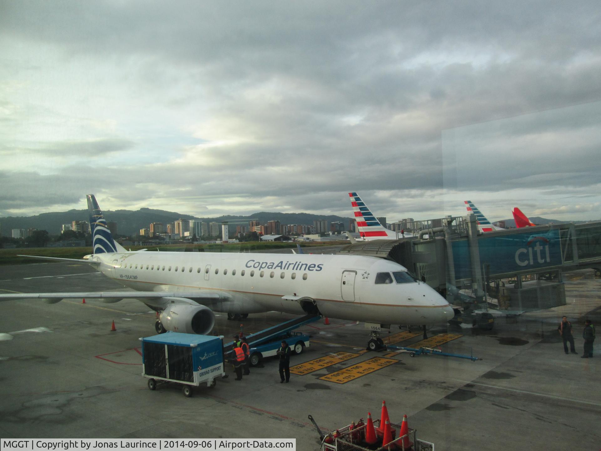 La Aurora International Airport, Guatemala City, Guatemala Guatemala (MGGT) - View of Guatemala City from the La Aurora International Airport