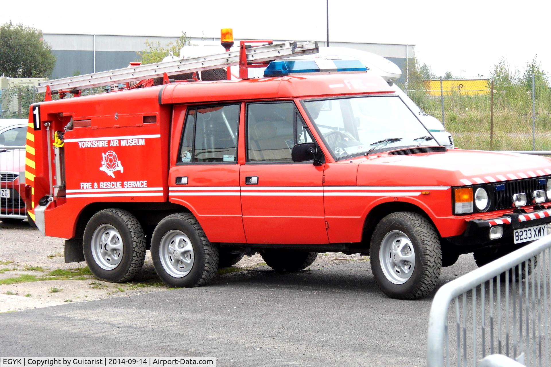 EGYK Airport - Another one of the emergency vehicles at RAF Elvington