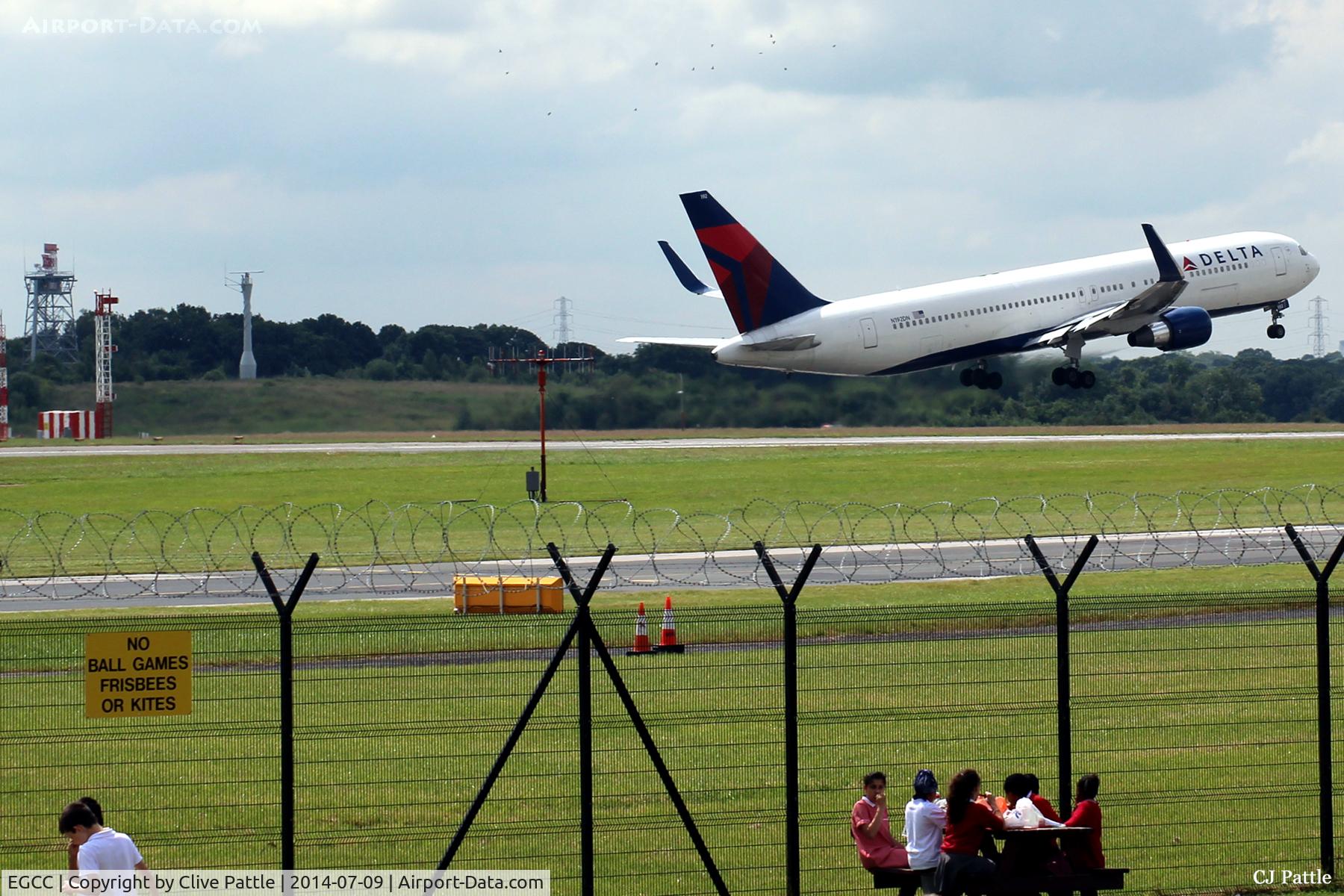 Manchester Airport, Manchester, England United Kingdom (EGCC) - The Runway Visitors Park at Manchester Airport EGCC provides excellent viewing with all required facilities on hand.