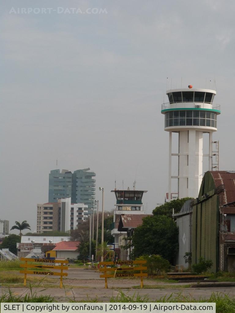 El Trompillo Airport, Santa Cruz Bolivia (SLET) - The new control tower and the old one still functioning