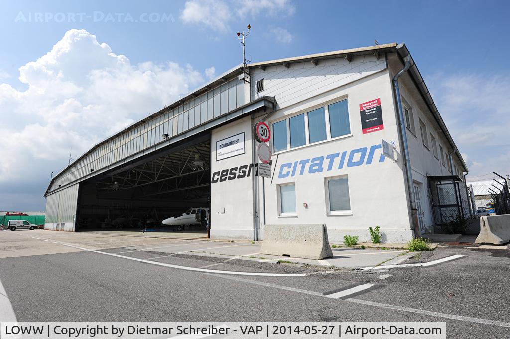 Vienna International Airport, Vienna Austria (LOWW) - Hangar 1 at General Aviation East - demolished in September 2014