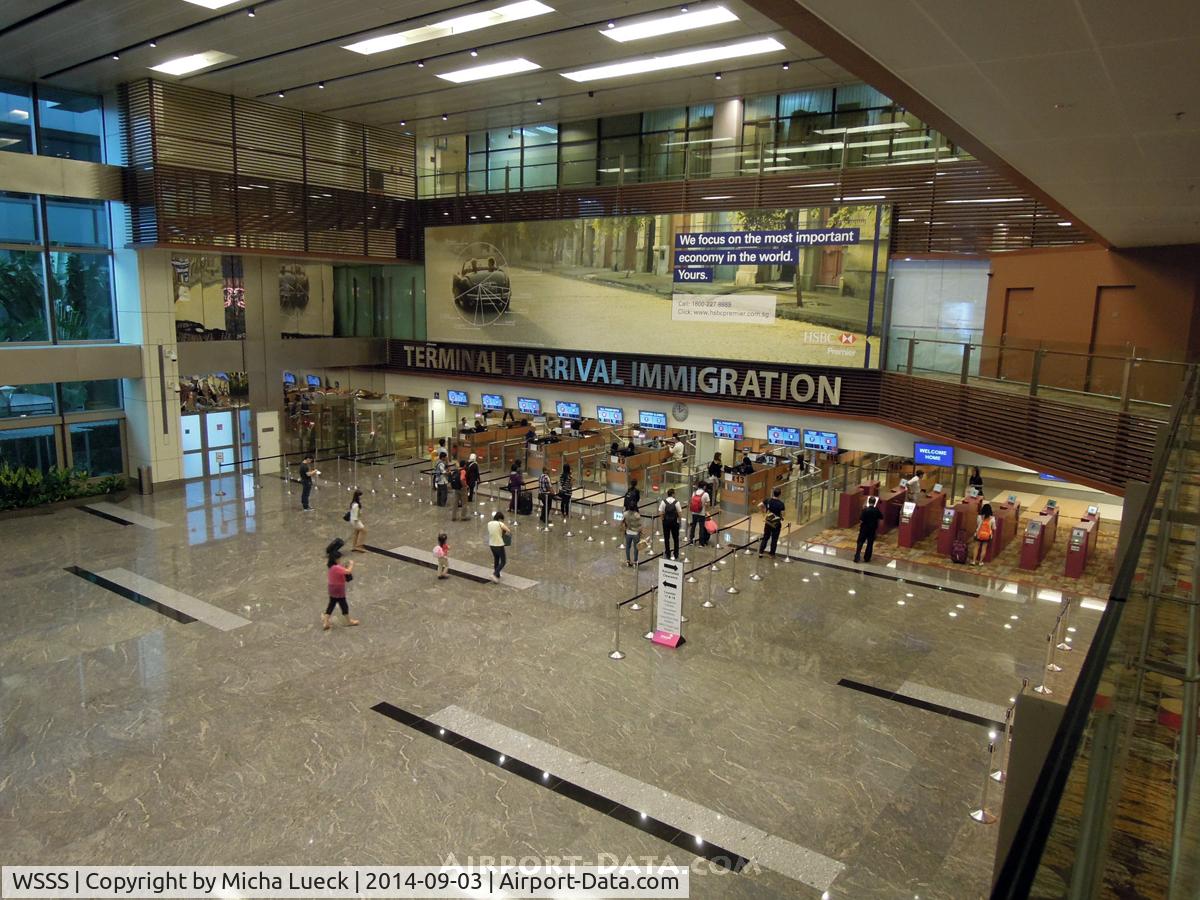 Singapore Changi Airport, Changi Singapore (WSSS) - Terminal 1 arrivals