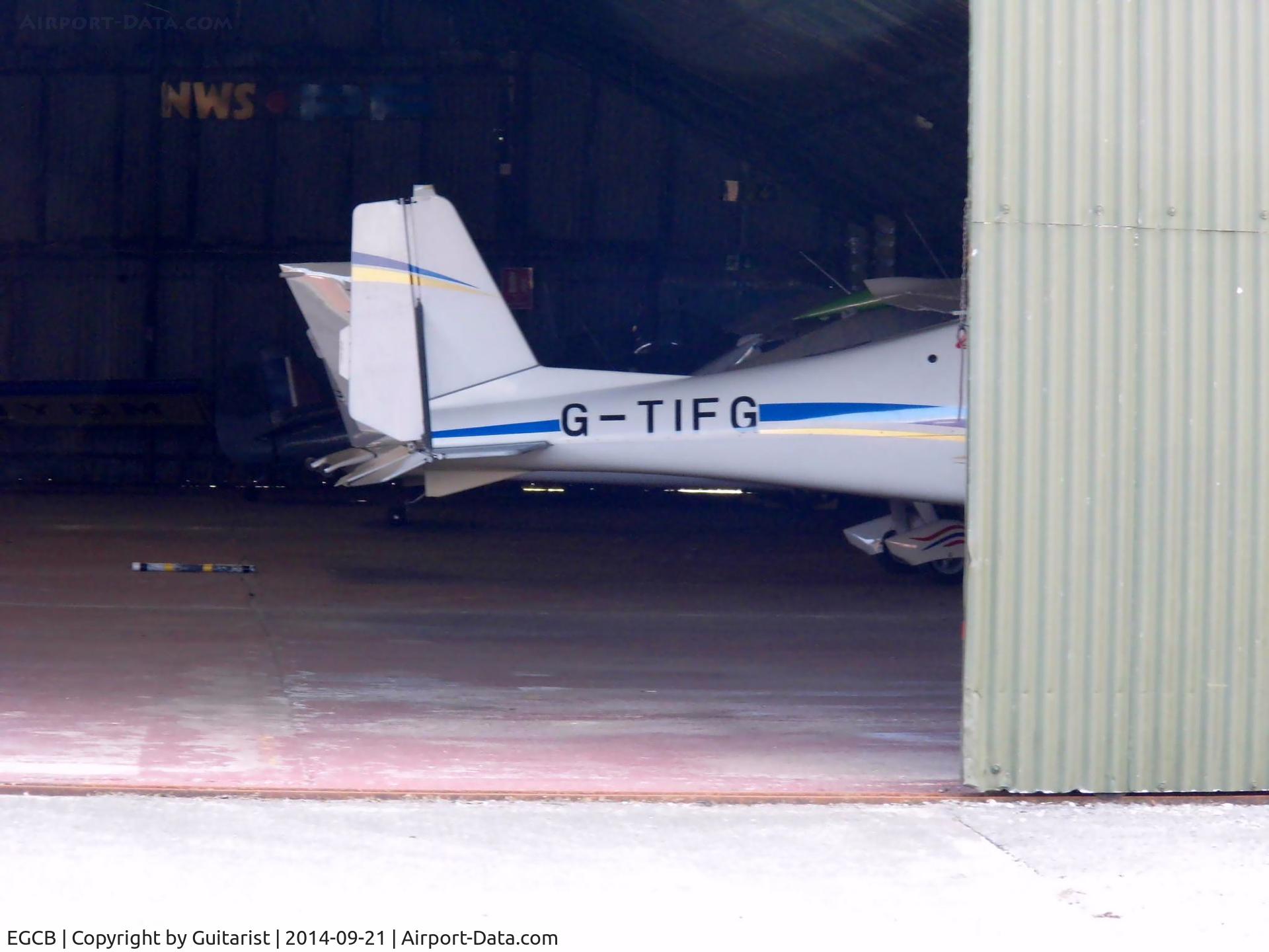 City Airport Manchester, Manchester, England United Kingdom (EGCB) - Another hangar shot at the City Airport Manchester