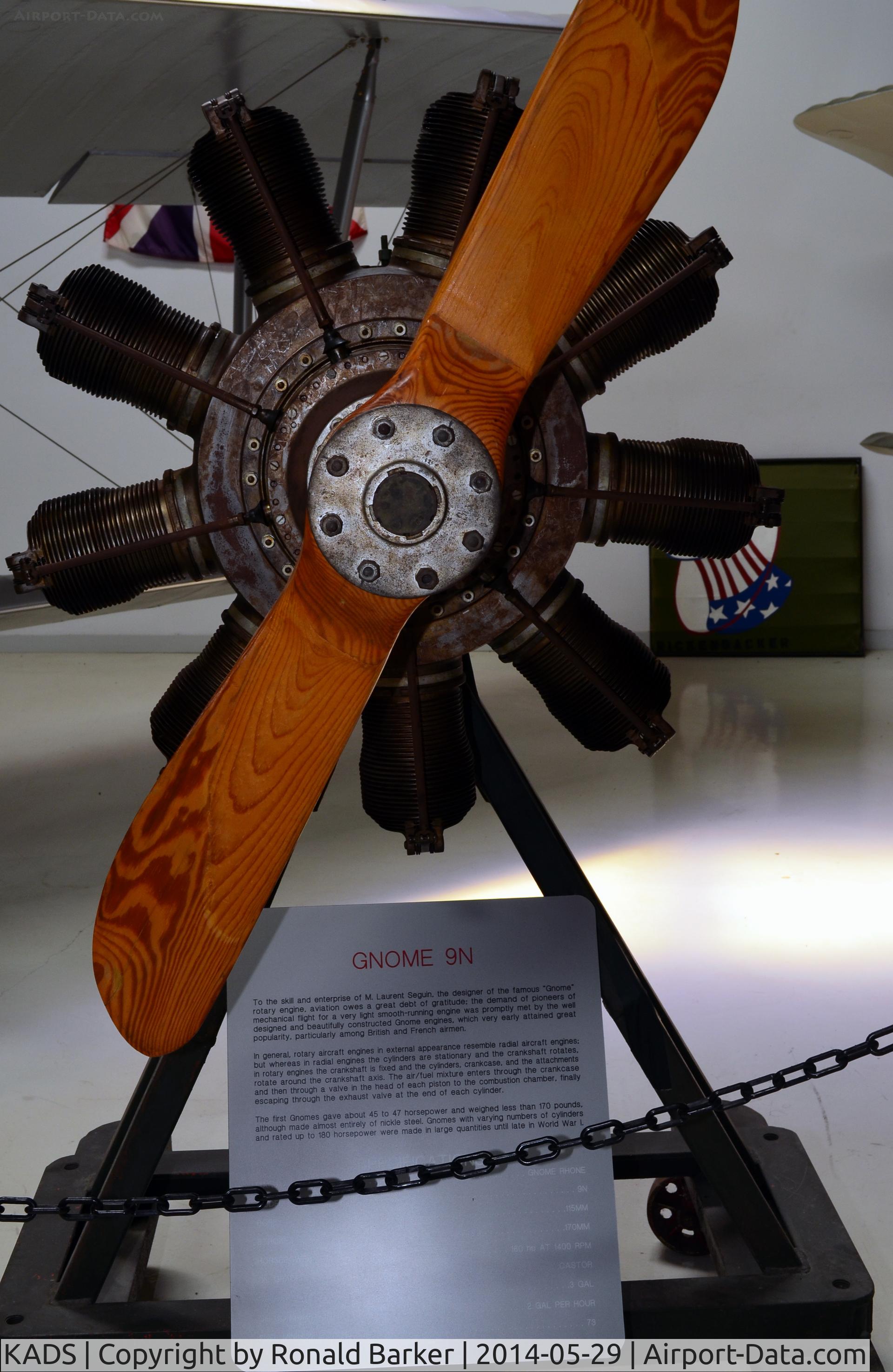 Addison Airport (ADS) - Gnome 9N engine