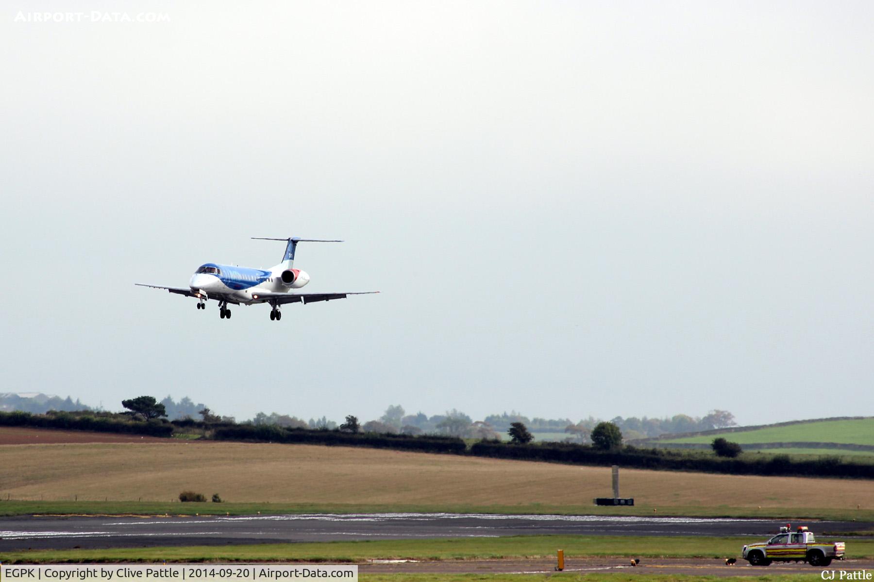 Glasgow Prestwick International Airport, Glasgow, Scotland United Kingdom (EGPK) - Airfield operations - landing Runway 31