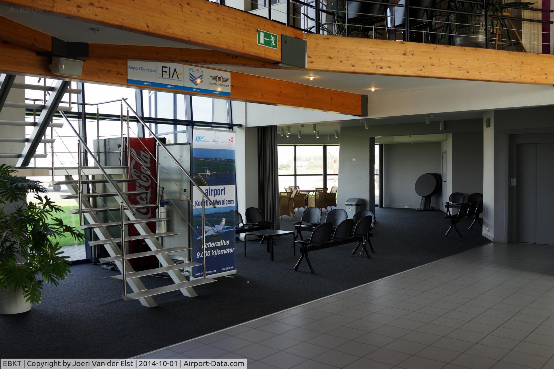 Kortrijk-Wevelgem International Airport, Kortrijk / Wevelgem Belgium (EBKT) - Airport lounge