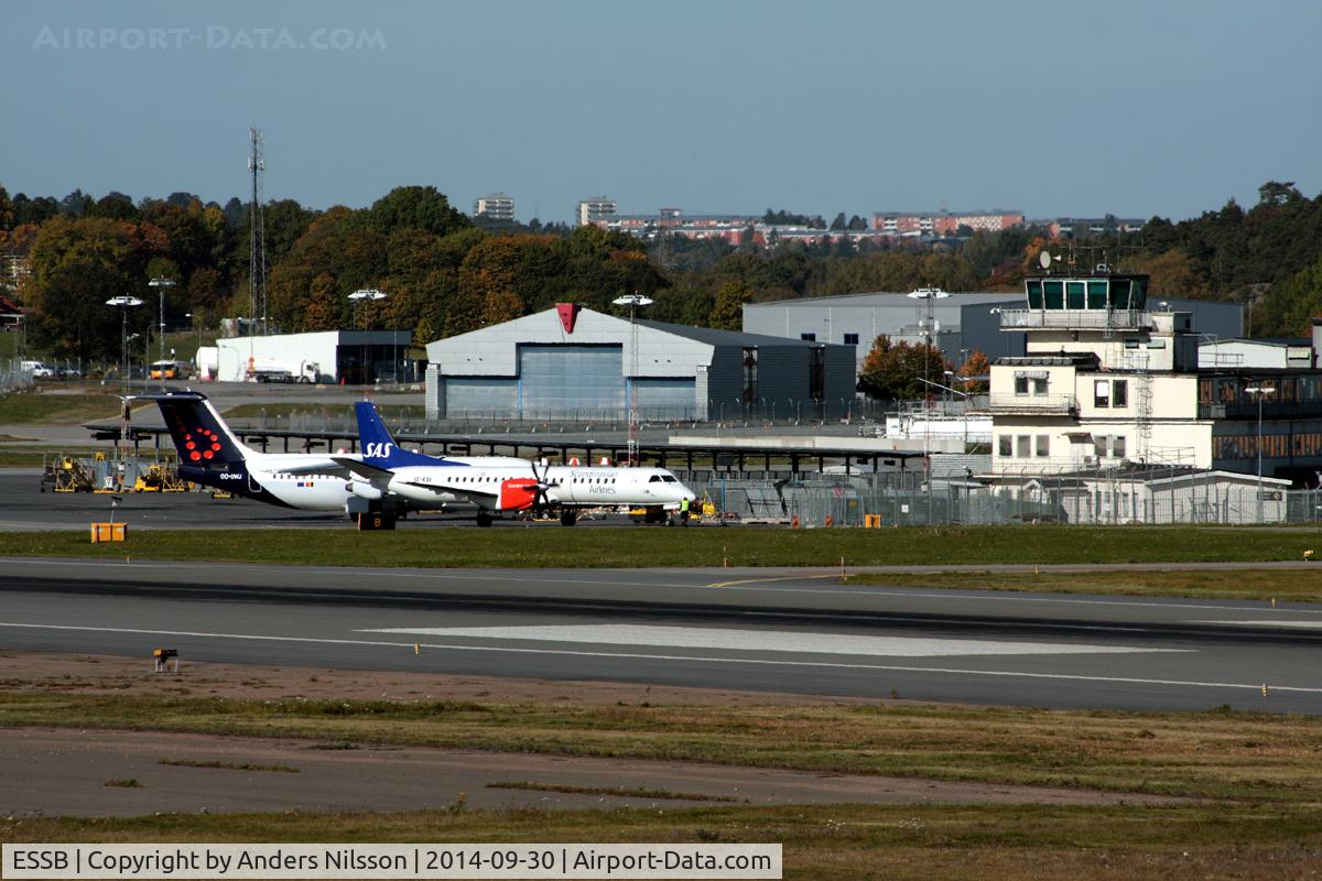 Stockholm-Bromma Airport, Stockholm Sweden (ESSB) - View from southeast.