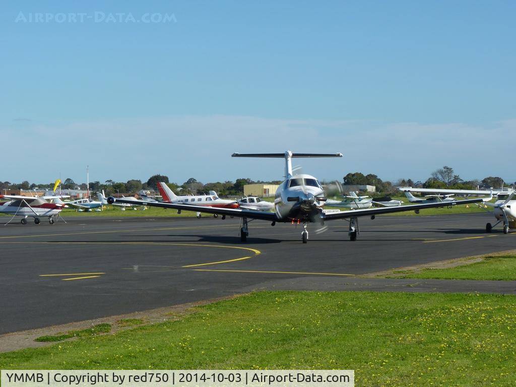 Moorabbin Airport, Moorabbin, Victoria Australia (YMMB) - General shot of passenger tarmac at Moorabbin, with aicraft parking in the background.